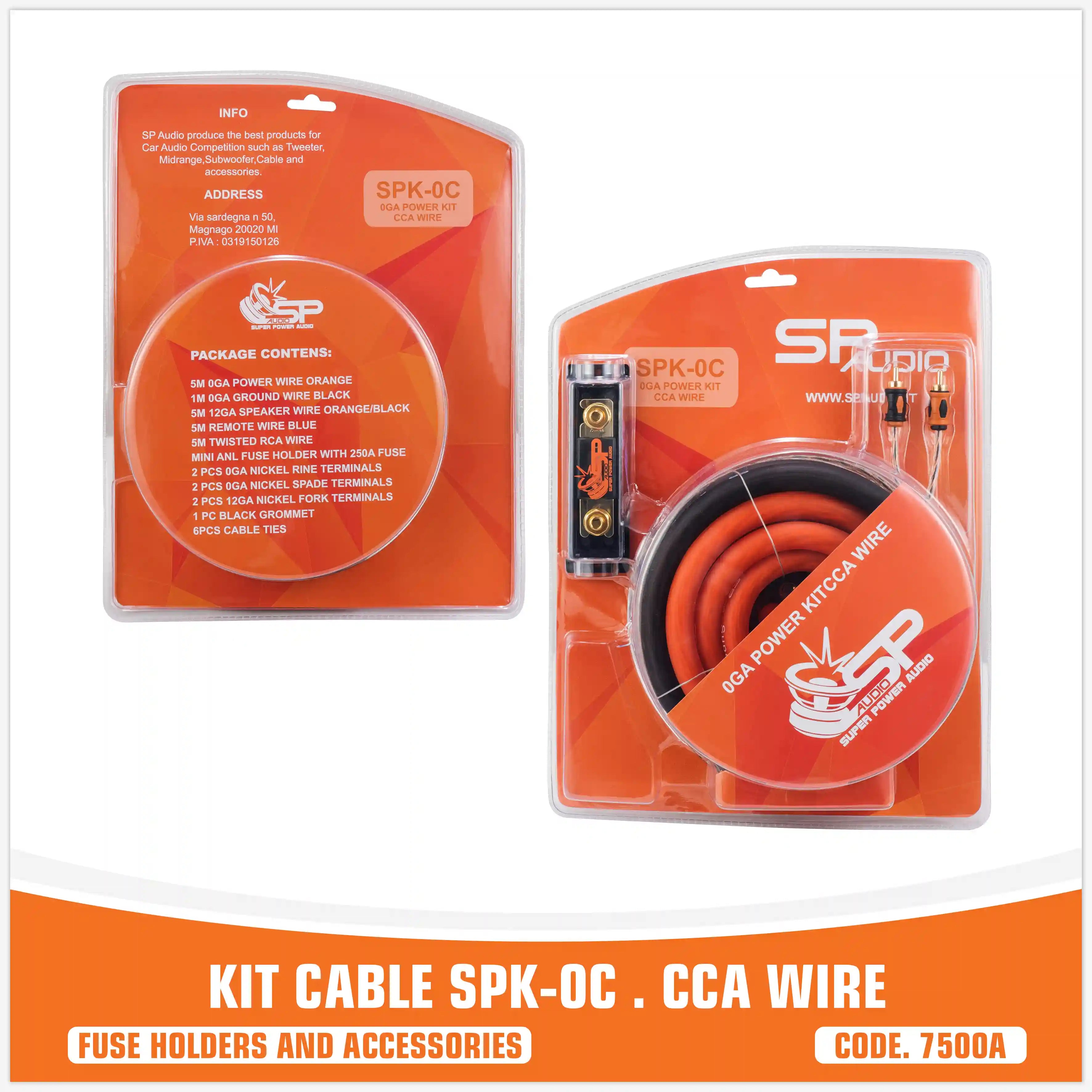 SP KIT CABLE 0 AWG CCA (PRICE FOR PACK)