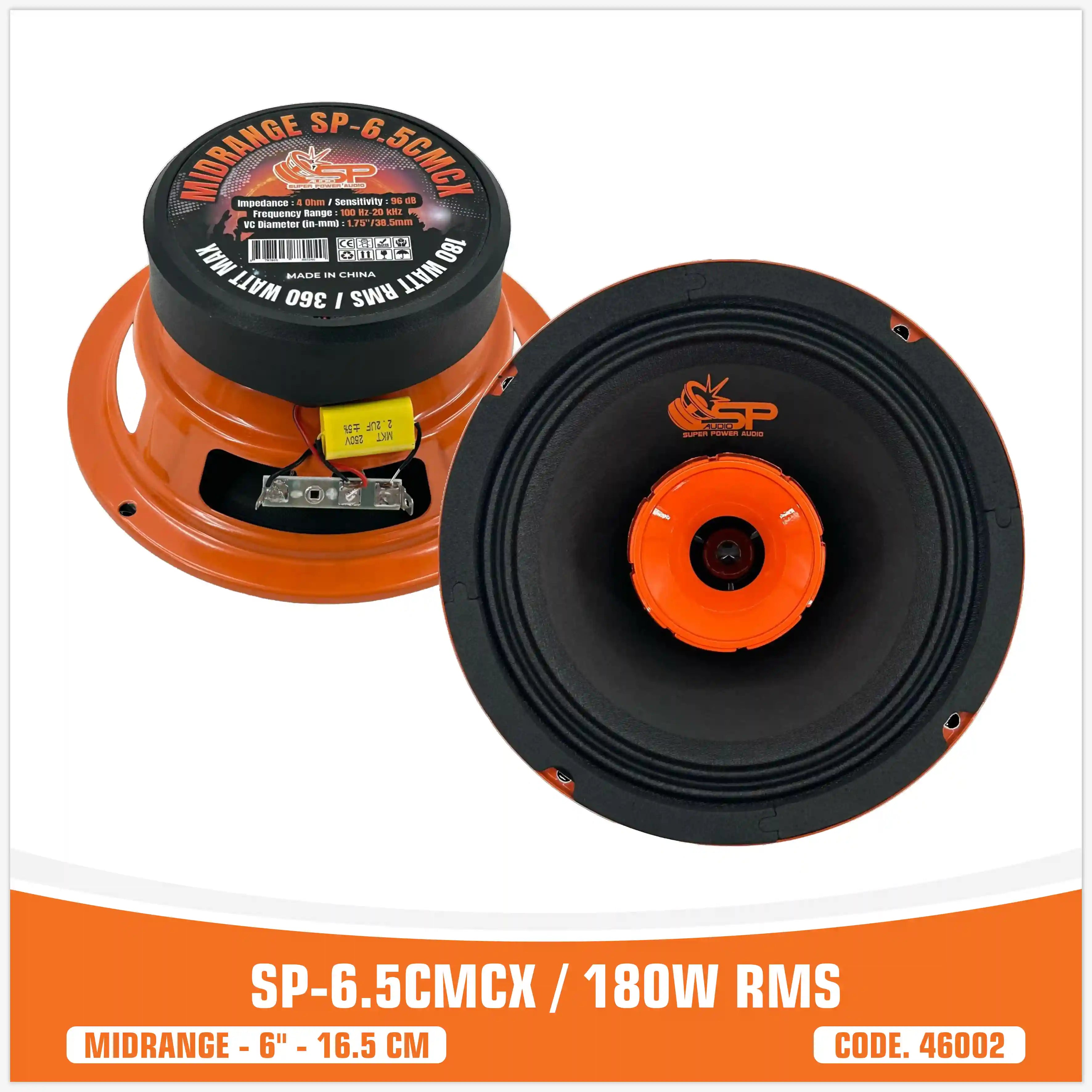 SP 6.5CM CX MIDRANGE 6.5"/16.5CM 180W RMS (PAIR PRICE)