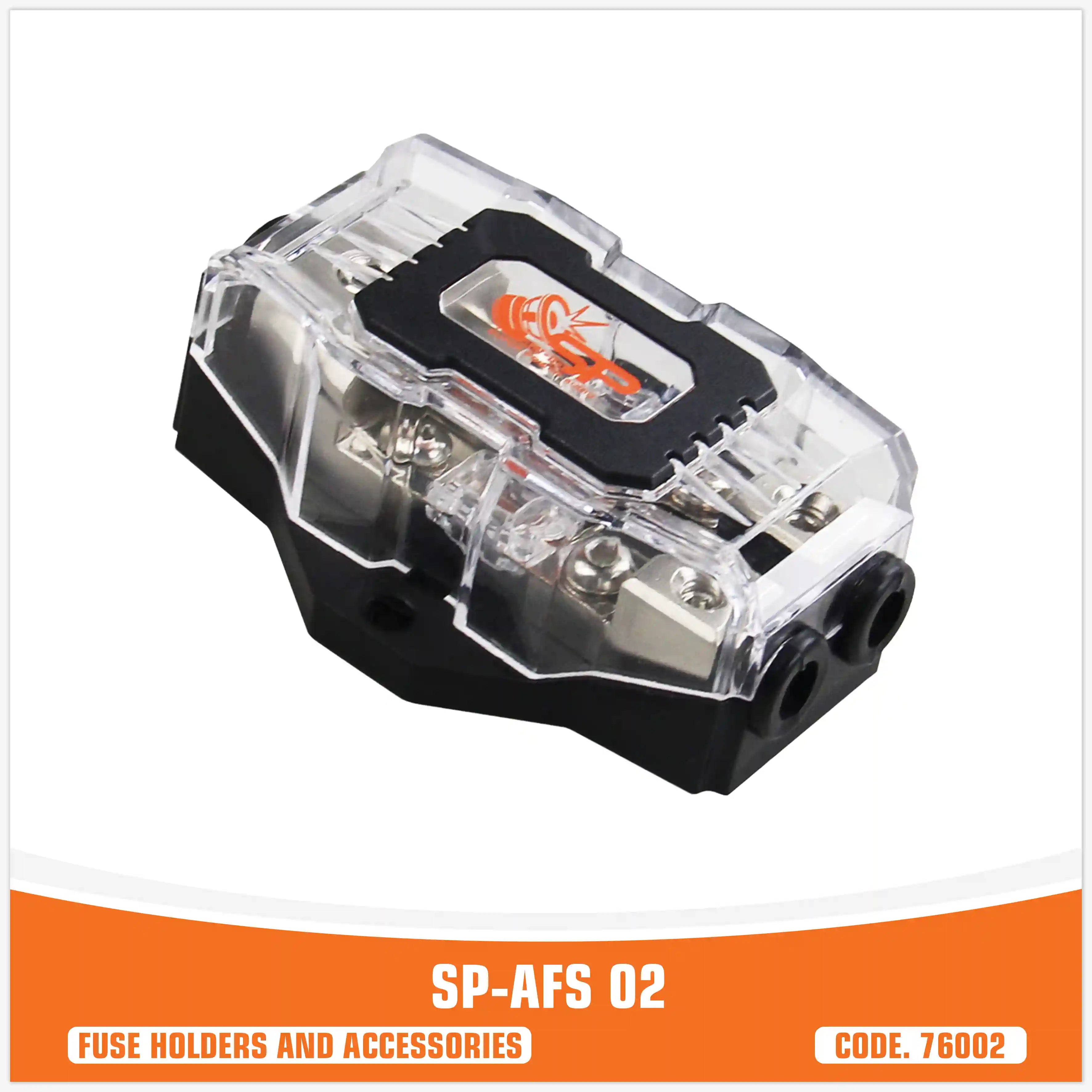 SP AFS 02 FUSEHOLDER MINI ANL 1x0Ga IN + 2x4 GA OUT