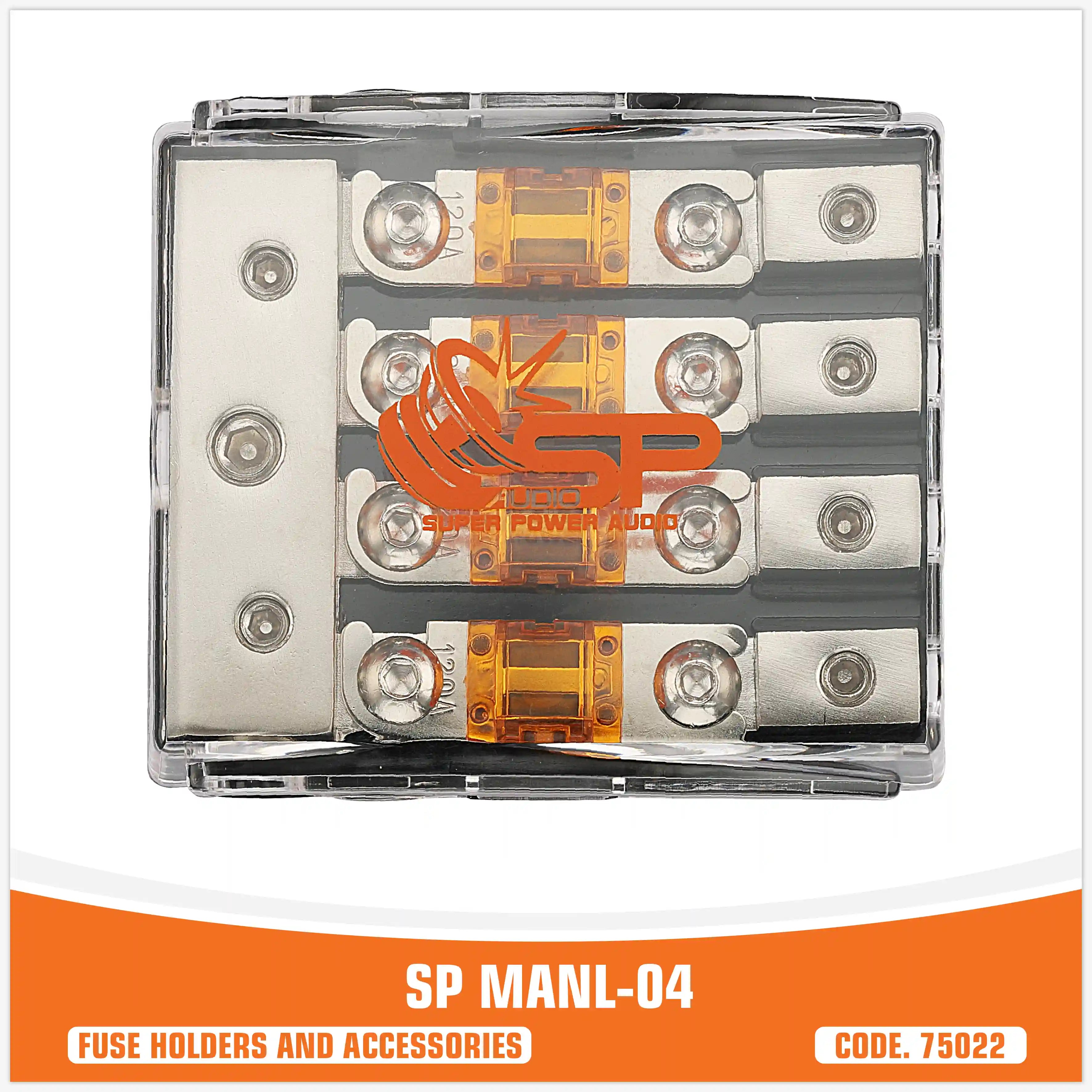SP MAN 04 FUSEHOLDER 1x0Ga+2x4 GA IN + 4x8 GA OUT (UNIT PRICE)