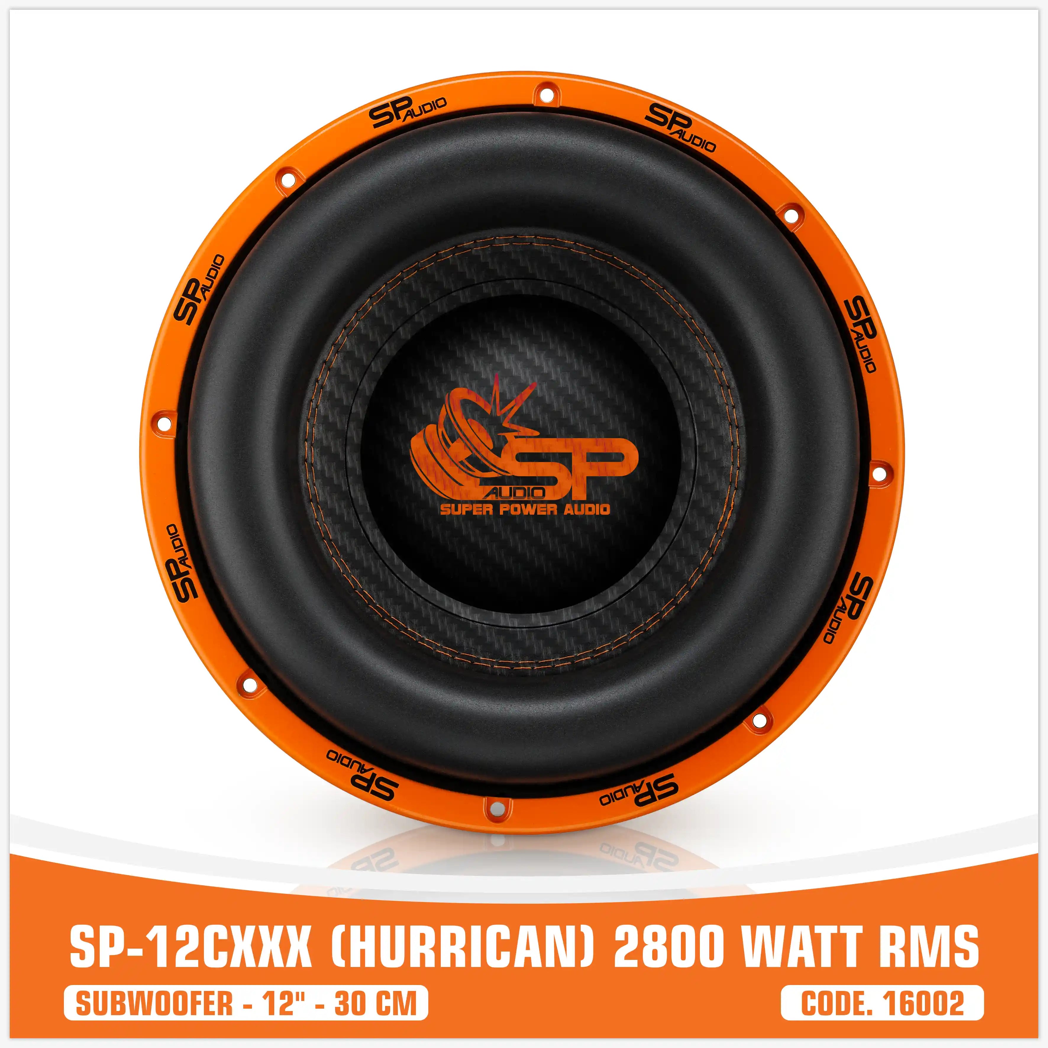 SP 12CXXX SUBWOOFER 12"/30CM 2800W RMS (UNIT PRICE)