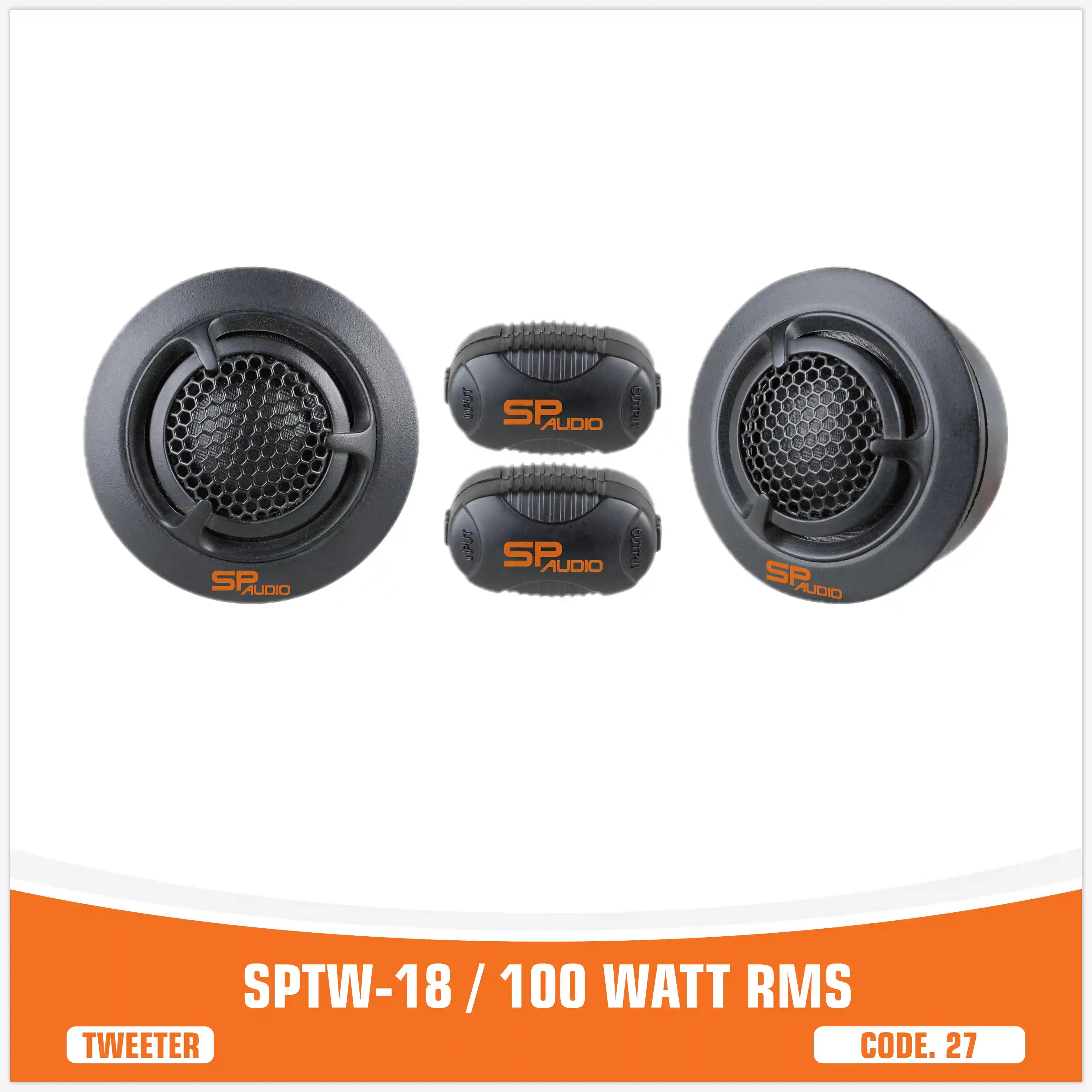 SP TW 18 SET NORMAL TWEETER 100W RMS / 200 WATT MAX (PAIR PRICE)