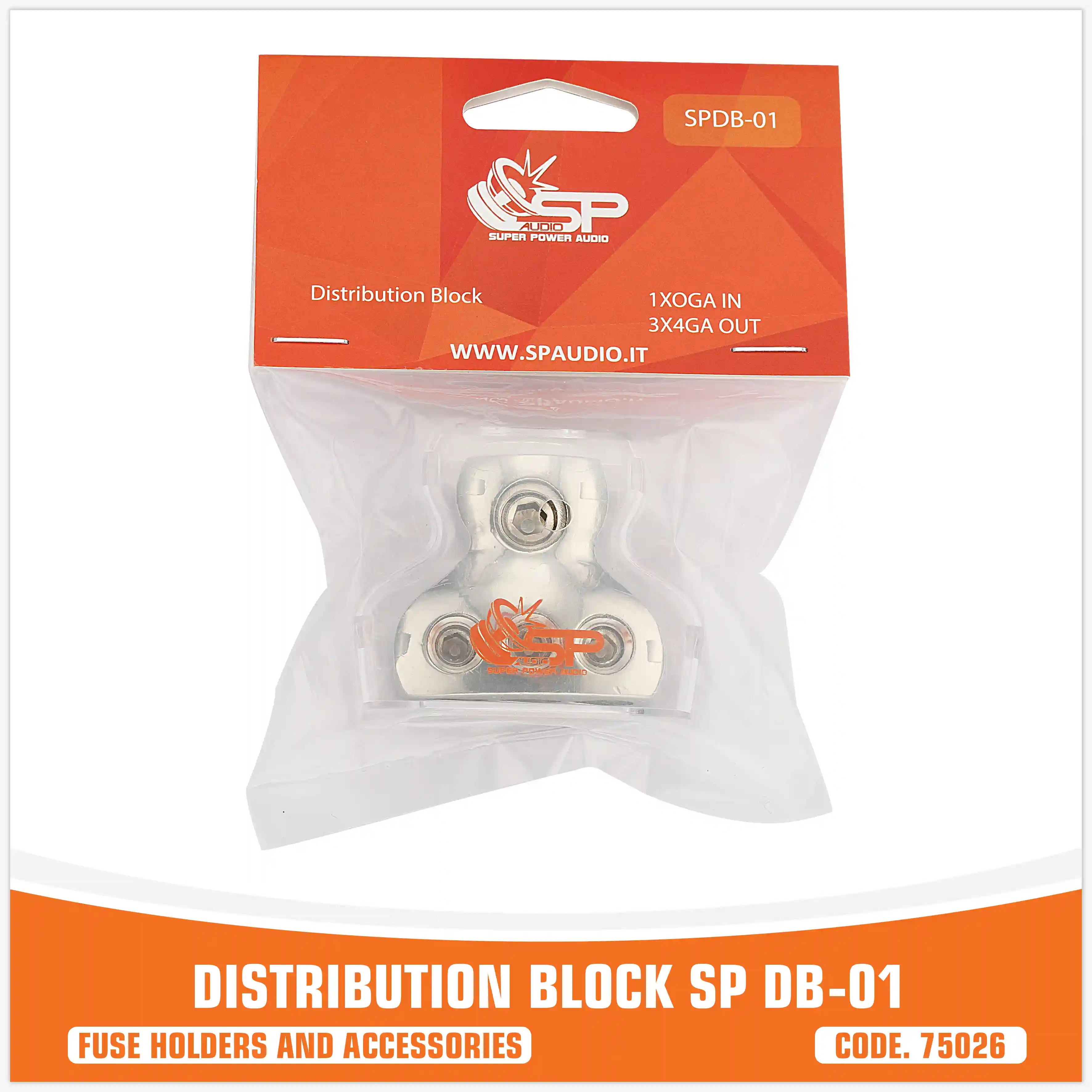 SP DB 01 DISTR BLOCK 1X0GA IN + 3X4GA OUT (UNIT PRICE)