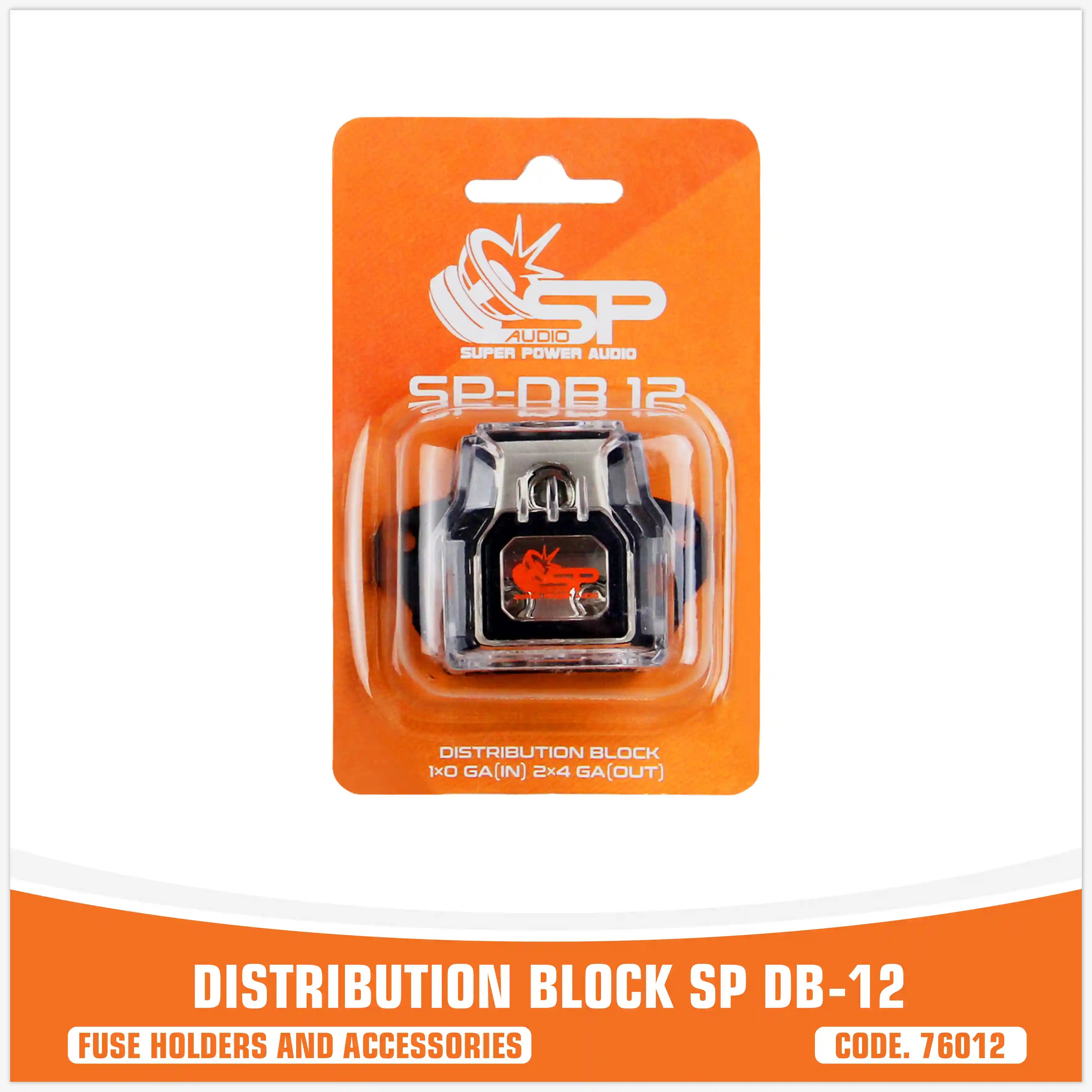 SP DB 12 DISTRIBUTION BLOCK 1x0GA IN 2x4GA