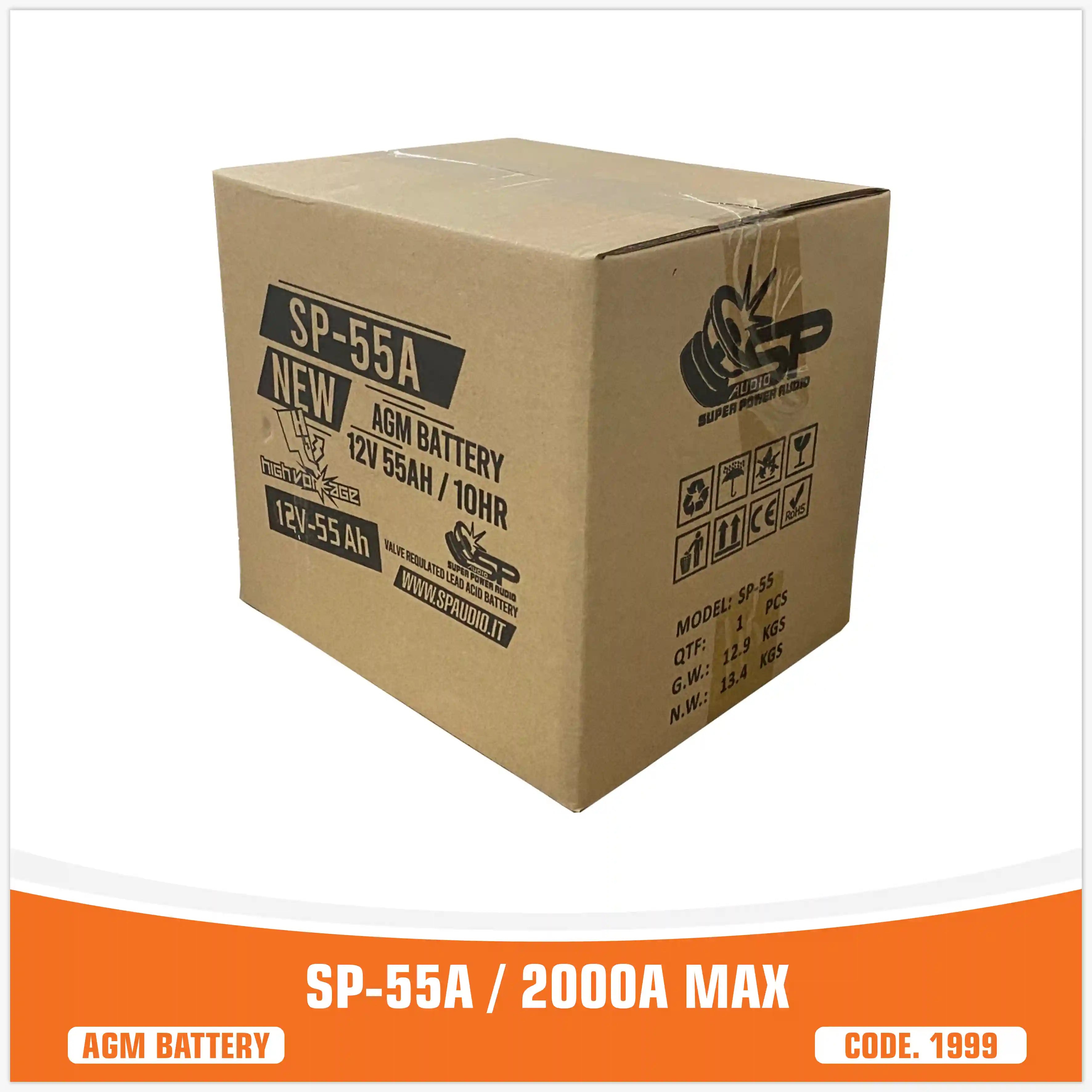 SP 55A AGM BATTERY LONG LIFE SPL (UNIT PRICE)