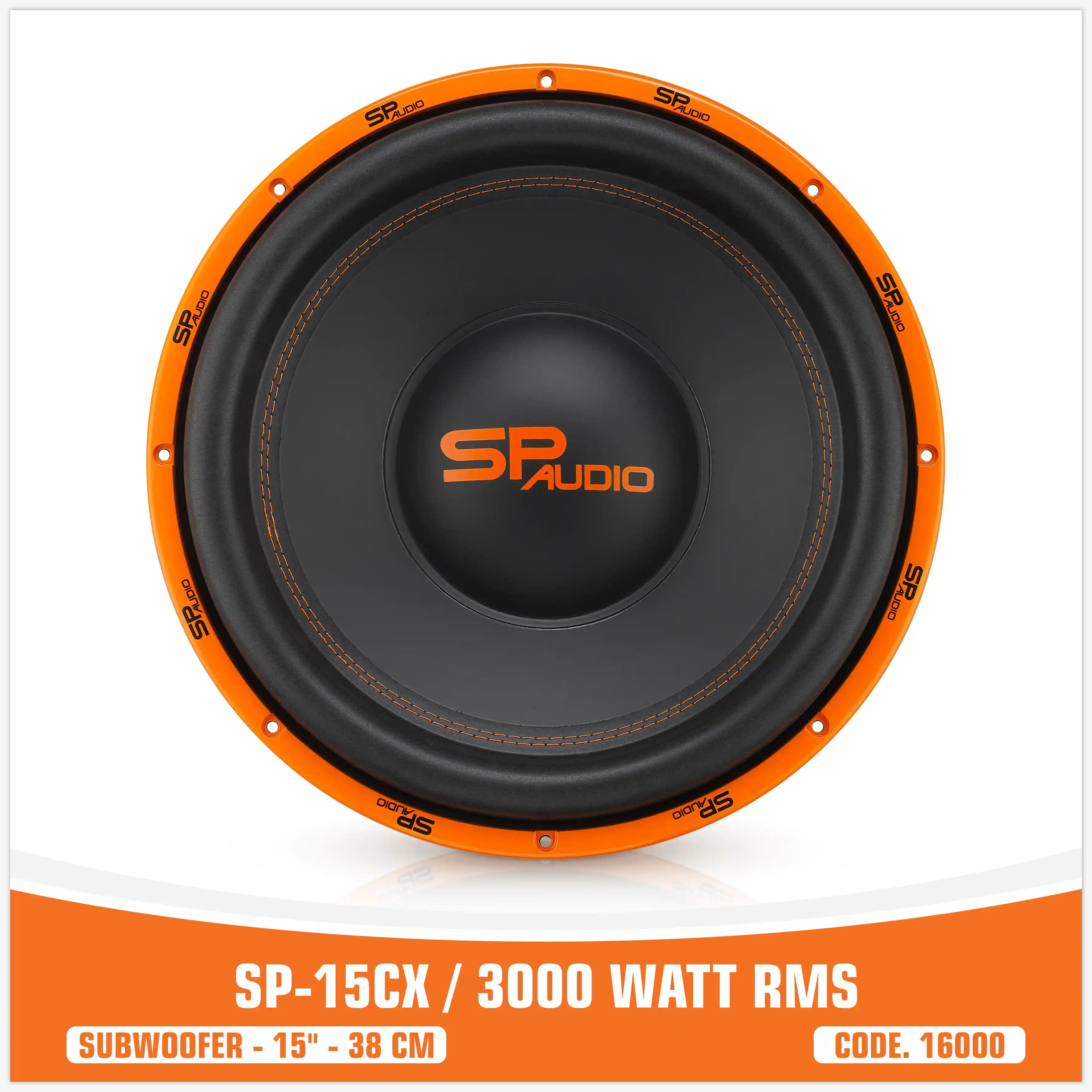 SP 15CX SUBWOOFER 15"/38CM 3000W RMS (UNIT PRICE)