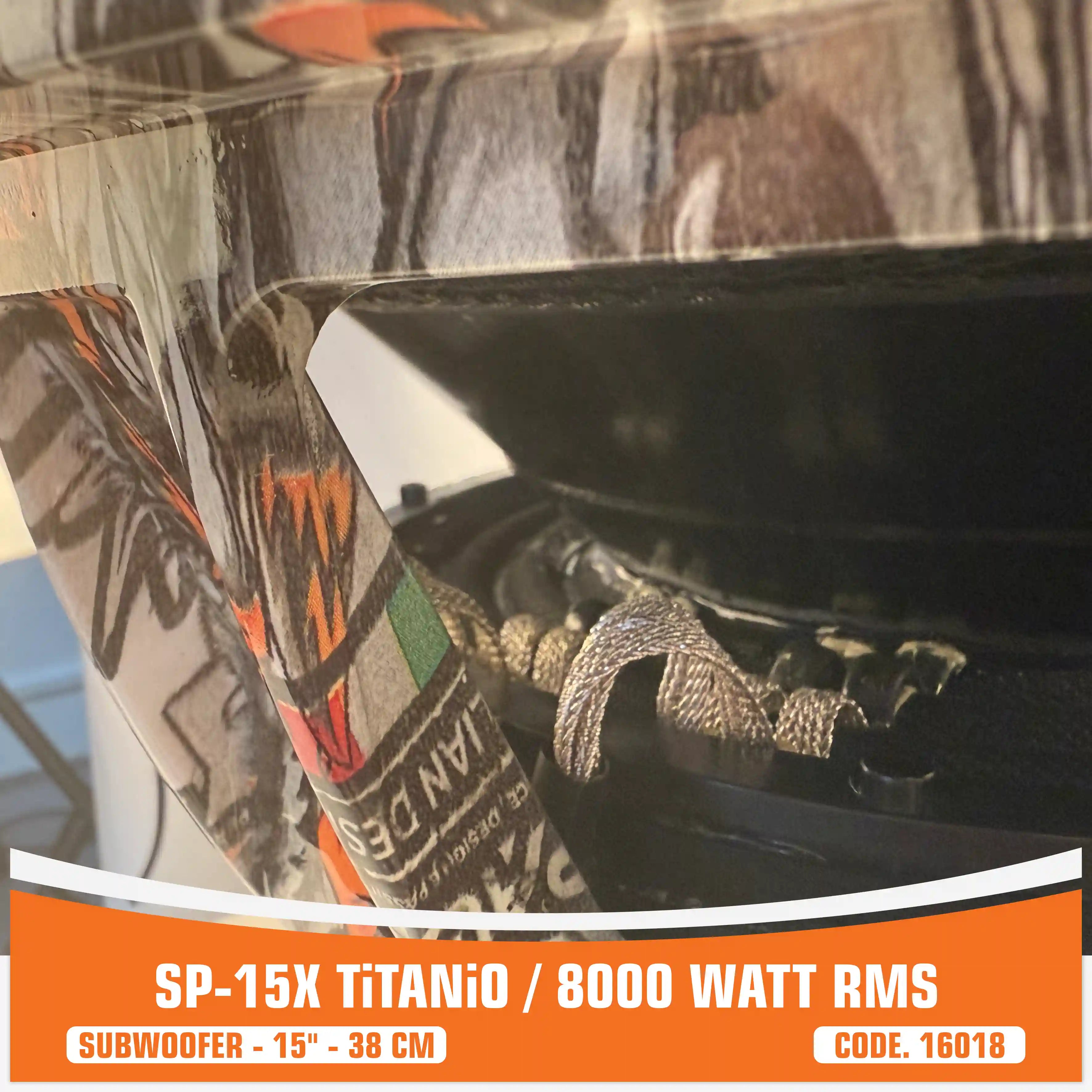 SP-15X TiTANiUM . 8000 WATT RMS (PRICE UNIT)