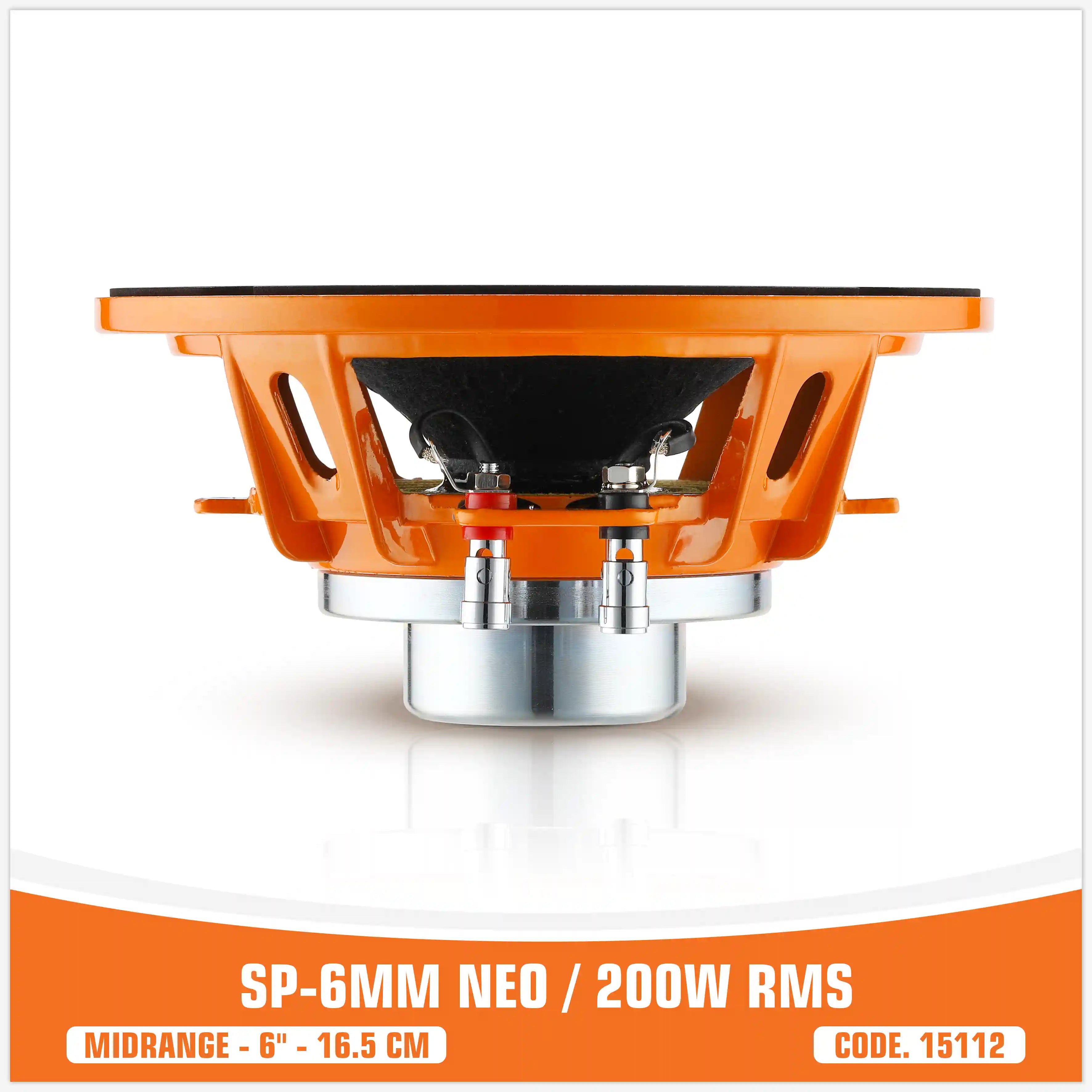 SP 6MM NEO MIDRANGE EXTREME 6,5"/16,5CM NEO MAGNET 200W RMS (UNIT PRICE)