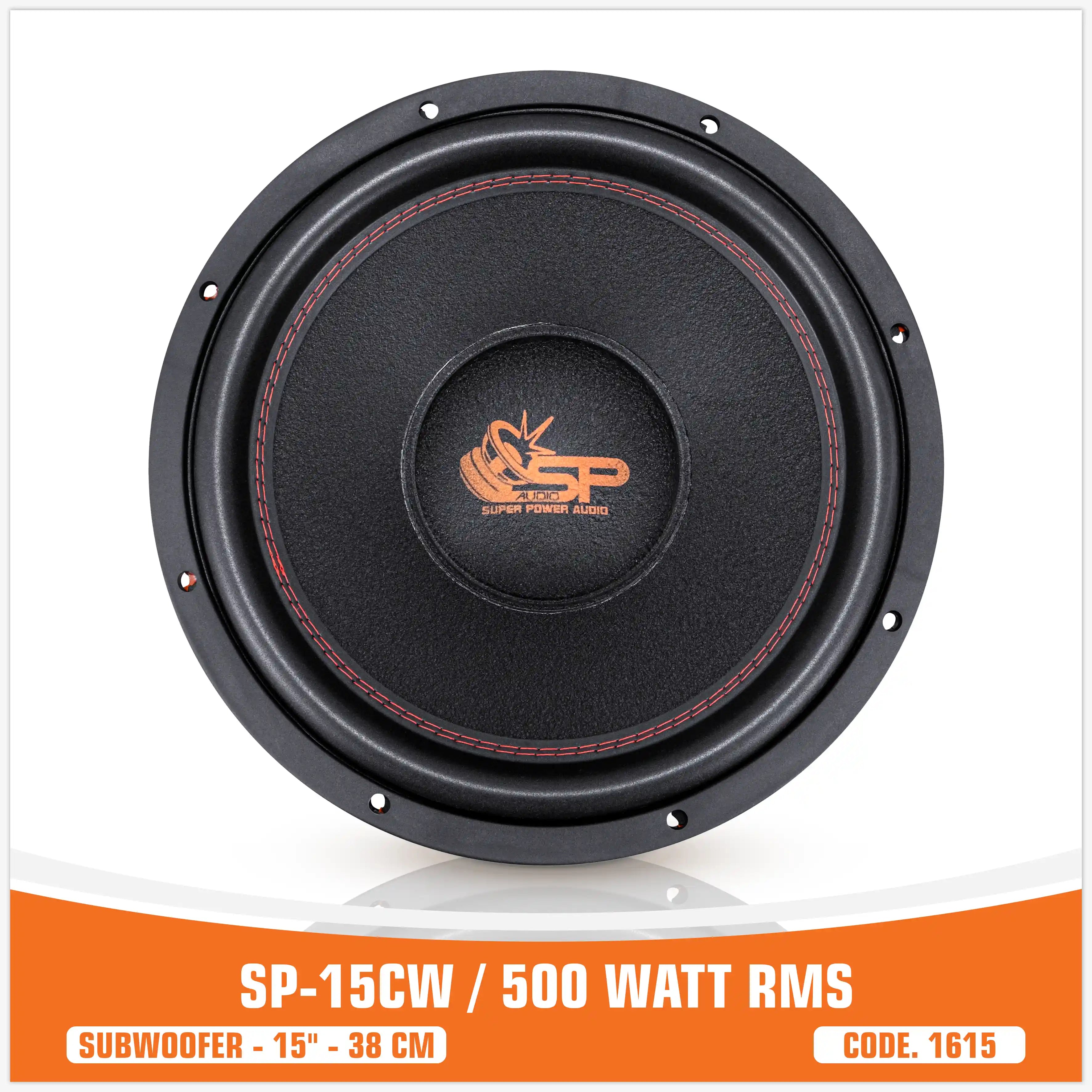 SP 15CW ENTRY LEVEL SUBWOOFER 15"/38CM 400W RMS (UNIT PRICE)