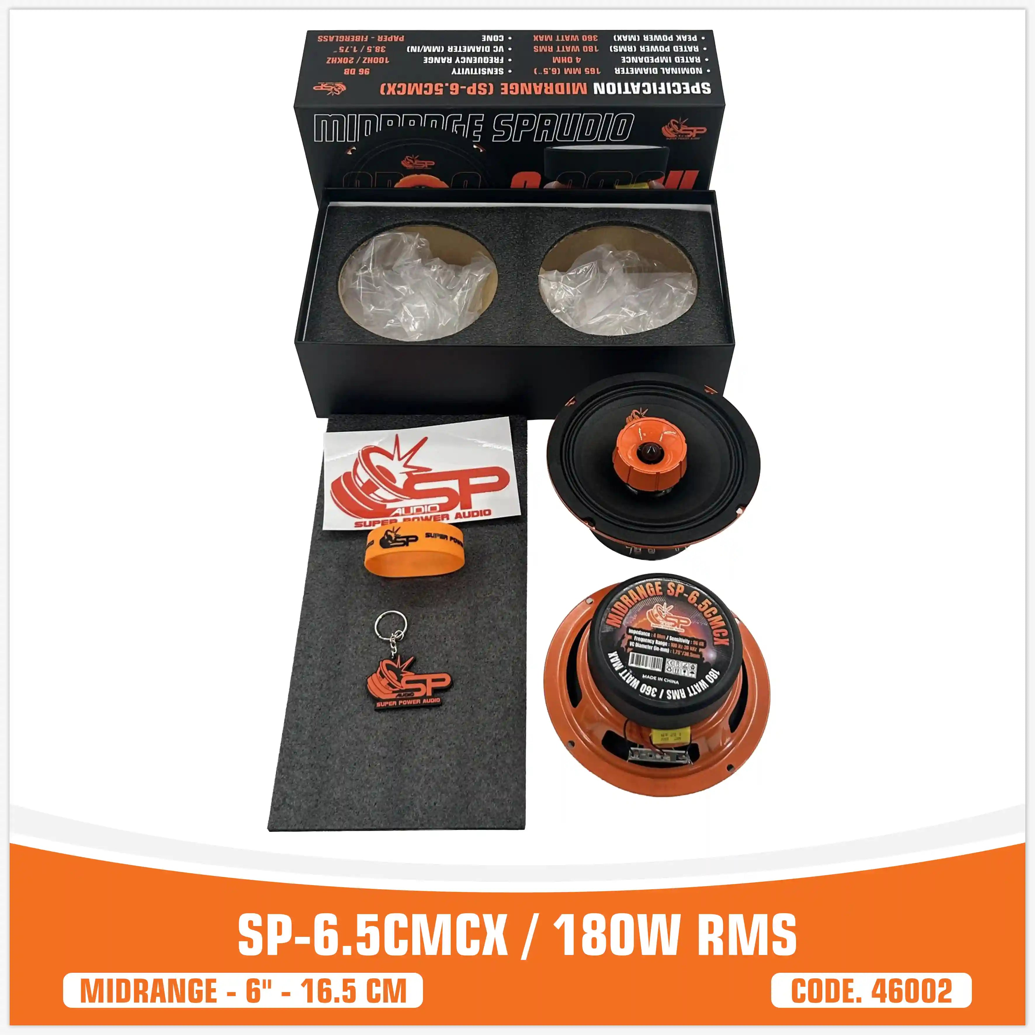 SP 6.5CM CX MIDRANGE 6.5"/16.5CM 180W RMS (PAIR PRICE)