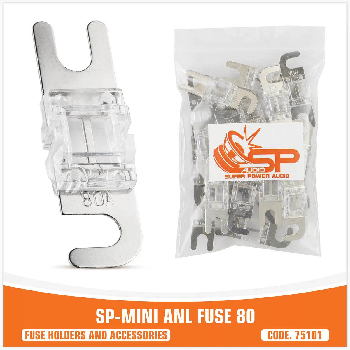 BOLSA DE FUSIBLES SP MINI ANL 80 MINI ANL 24 UDS. (PRECIO POR PAQUETE)