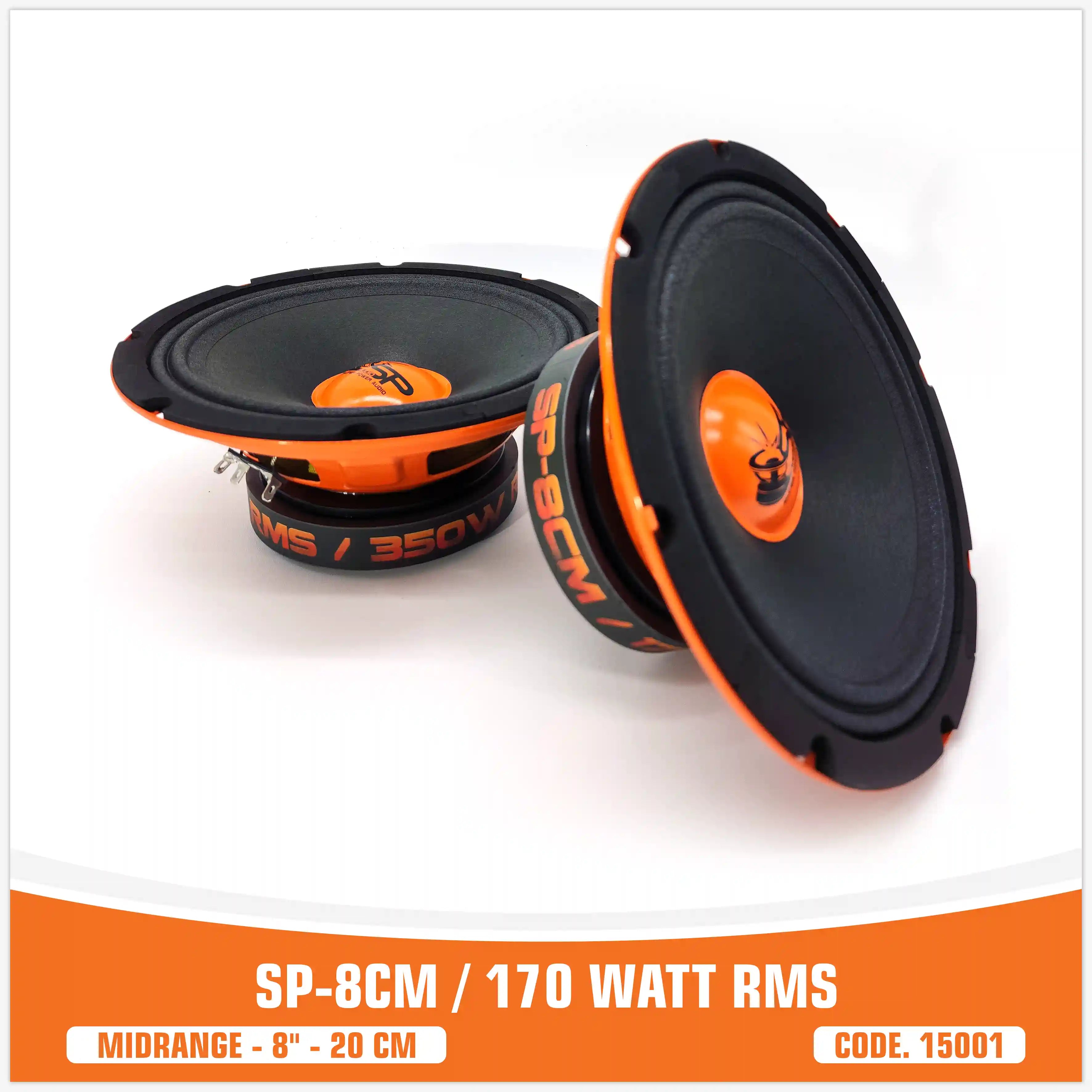 SP 8CM MIDRANGE BEST SELLER 8"/20CM 150W RMS (PAIR PRICE)