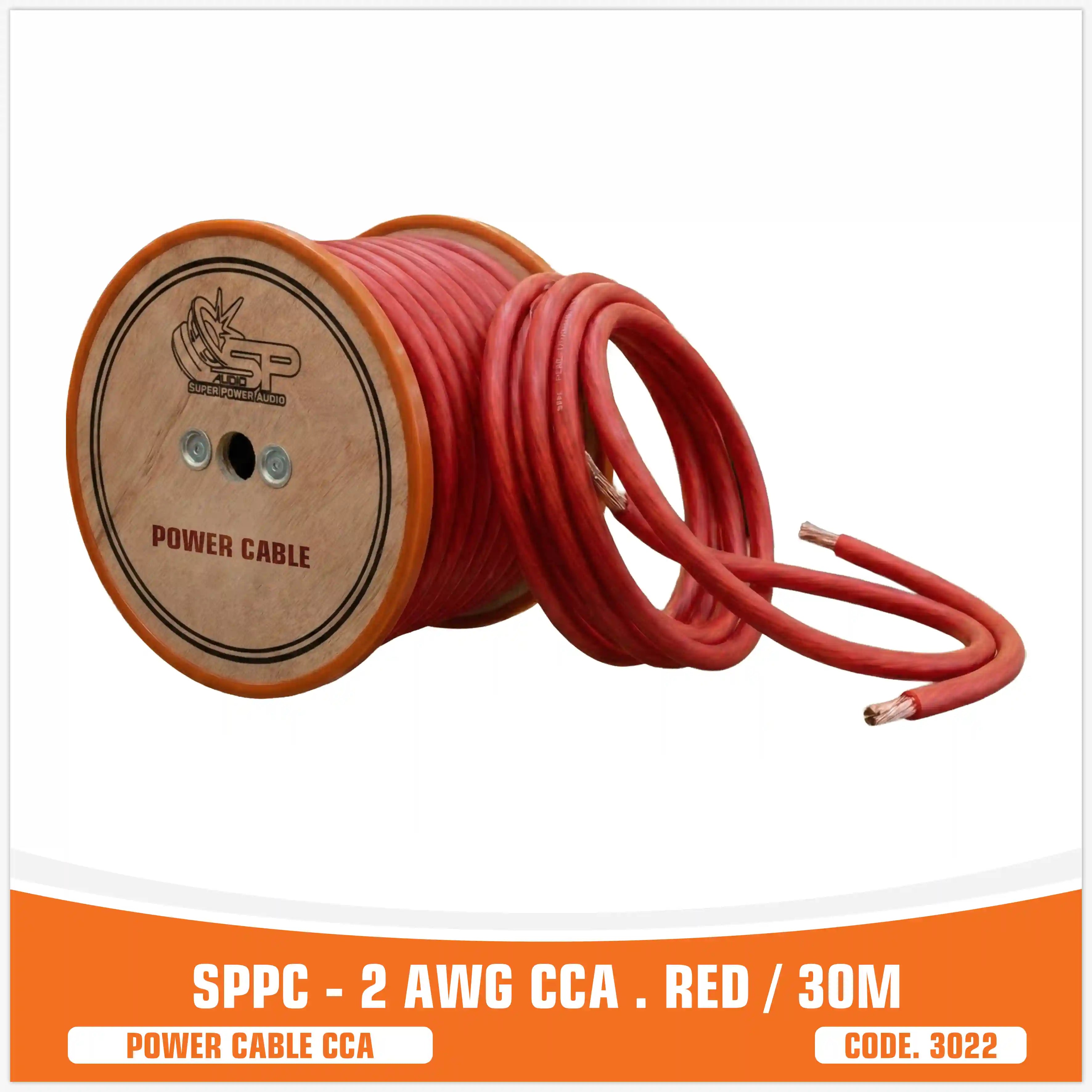 SP 2GA RED (30M/SPOOL)
