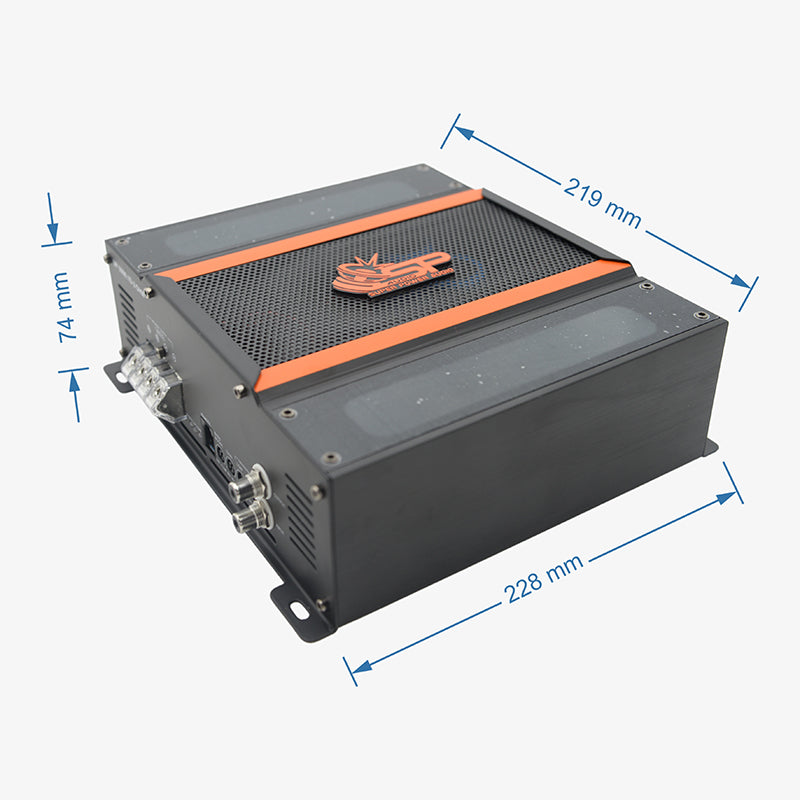 SP-3500.1D @1 ohm 1-channel Class D car amplifier - view 2