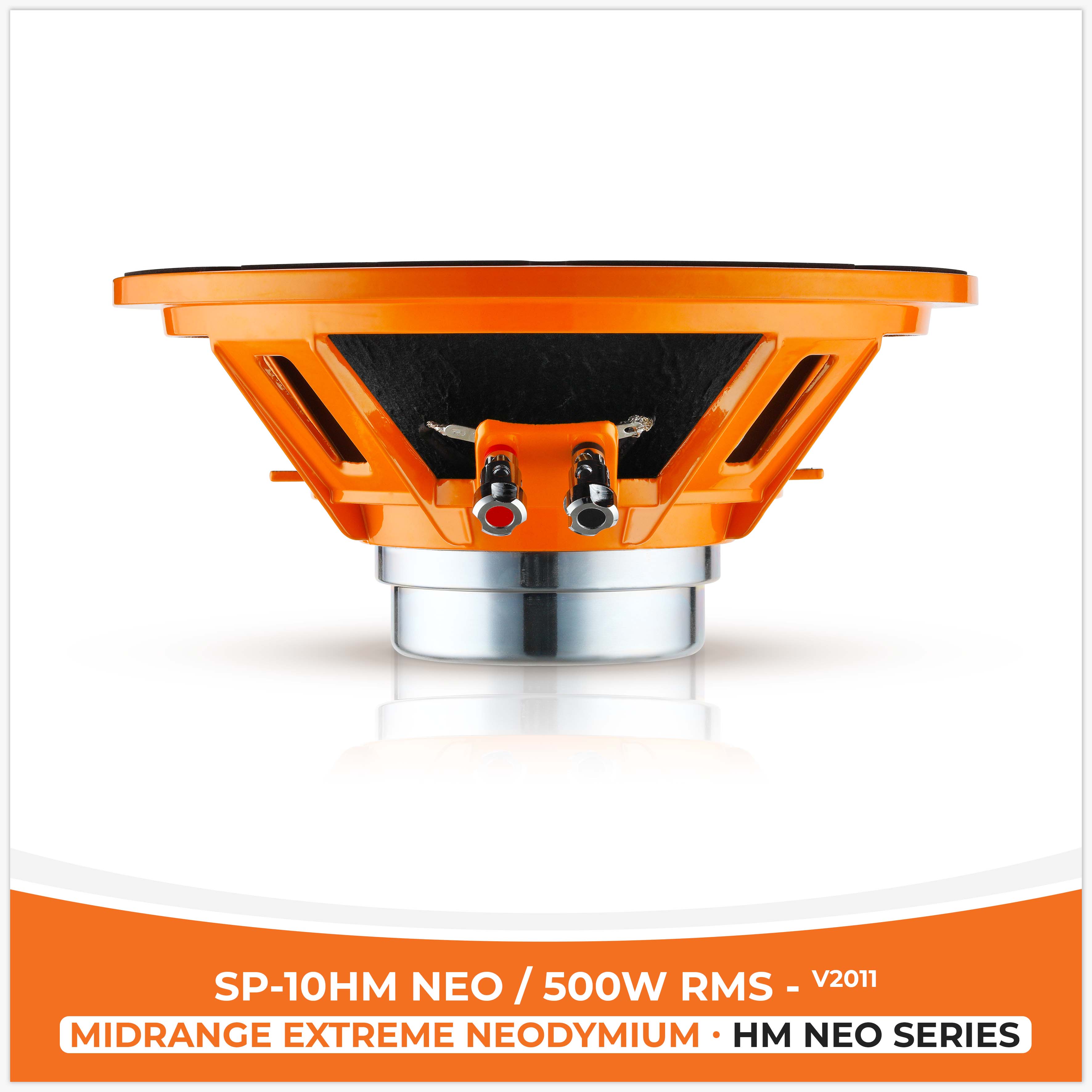 SP 10HM NEO MIDRANGE EXTREME 10"/25CM NEO MAGNET 500W RMS, V2011 (UNIT PRICE)