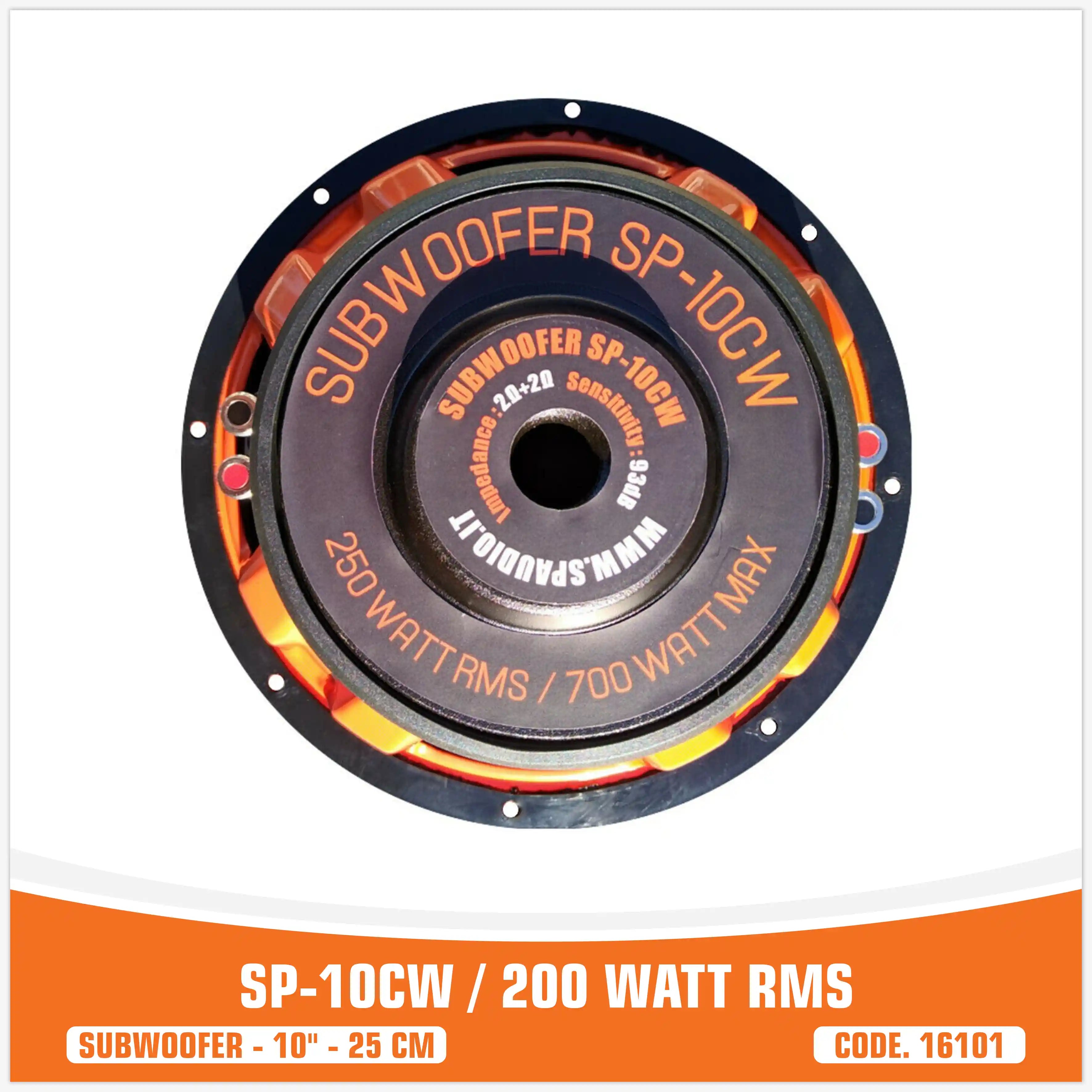 SP 10CW ENTRY LEVEL SUBWOOFER 10"/25CM 200W RMS (UNIT PRICE)