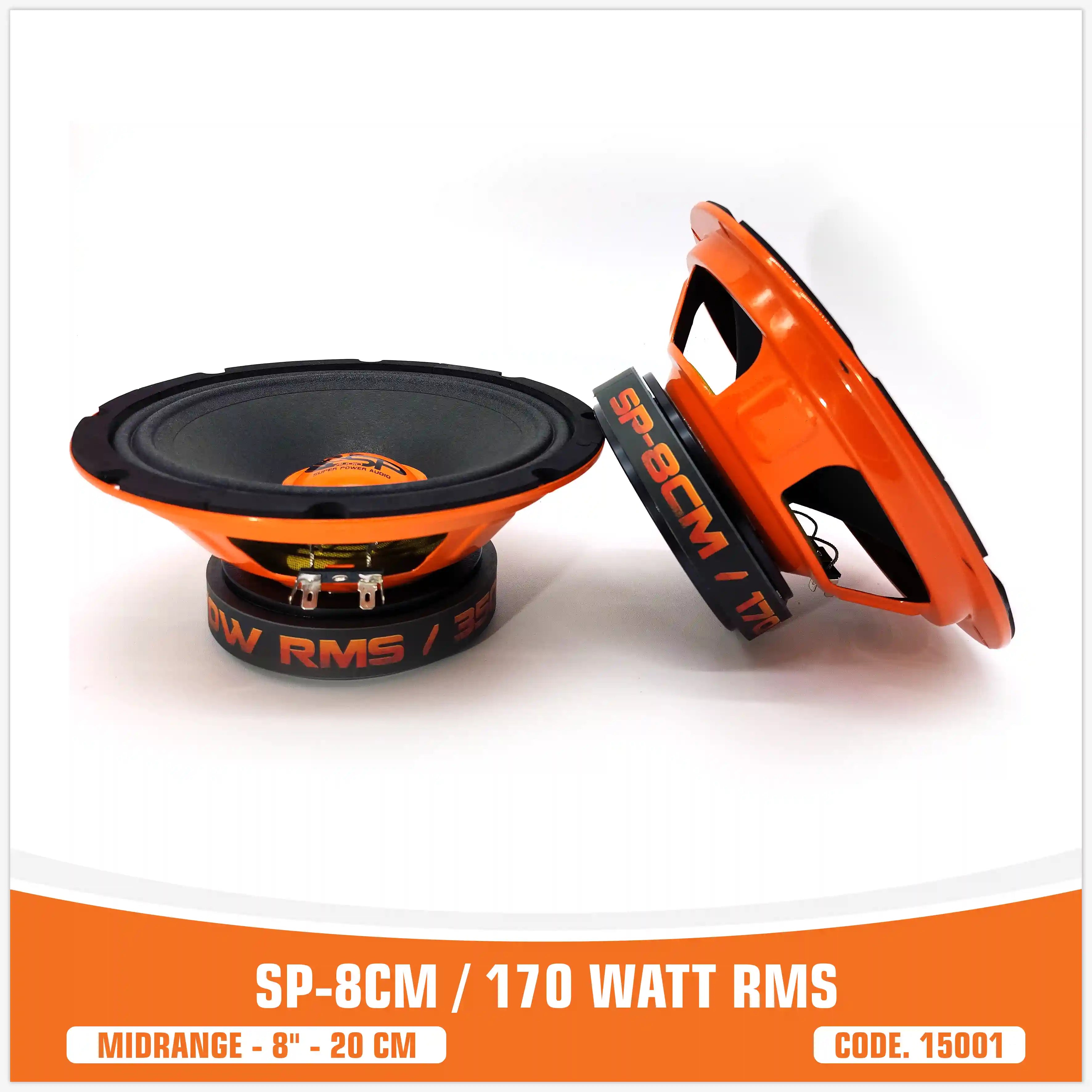 SP 8CM MIDRANGE BEST SELLER 8"/20CM 150W RMS (PAIR PRICE)