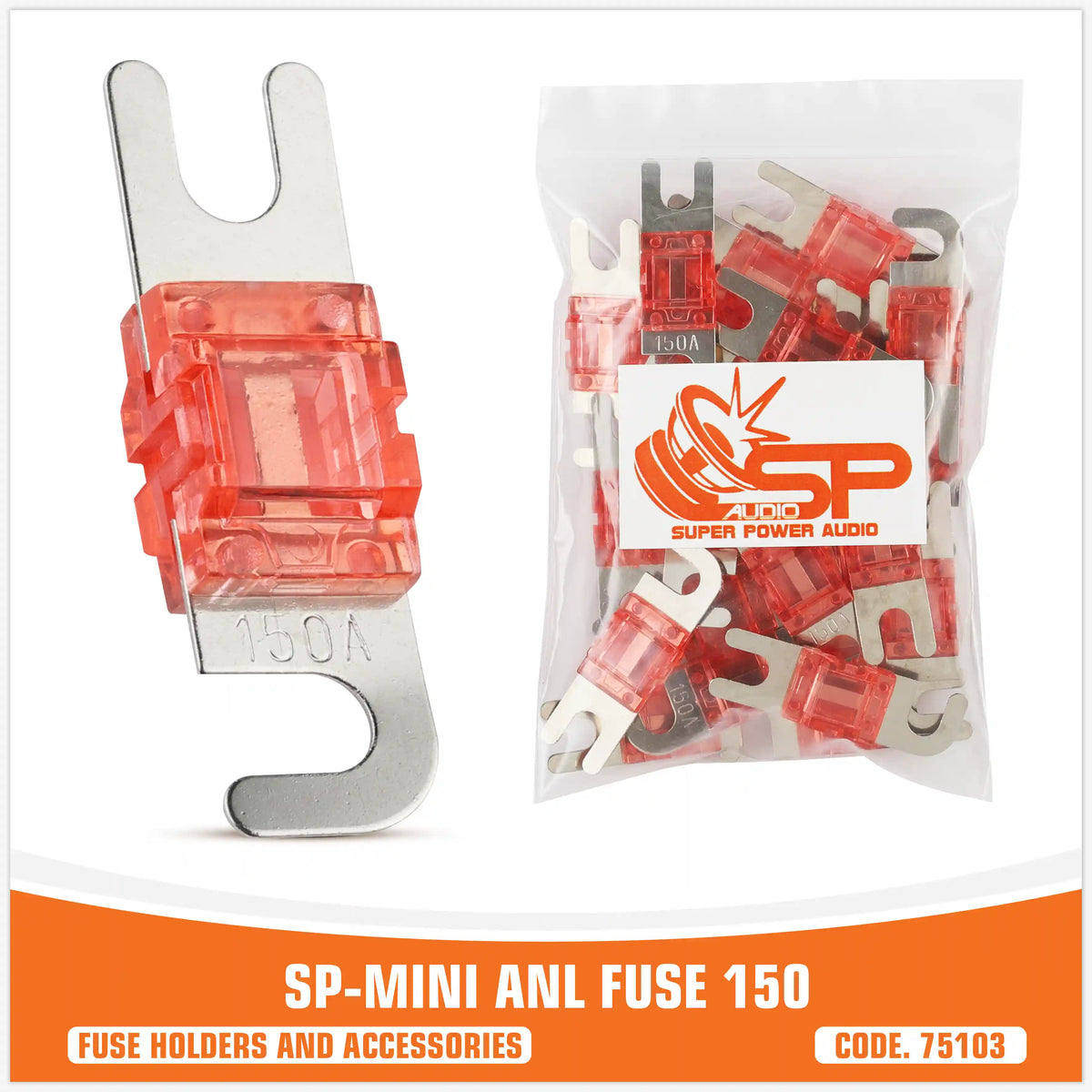 BOLSA DE FUSIBLES SP MINI ANL 150 MINI ANL 24 UDS. (PRECIO POR PAQUETE)