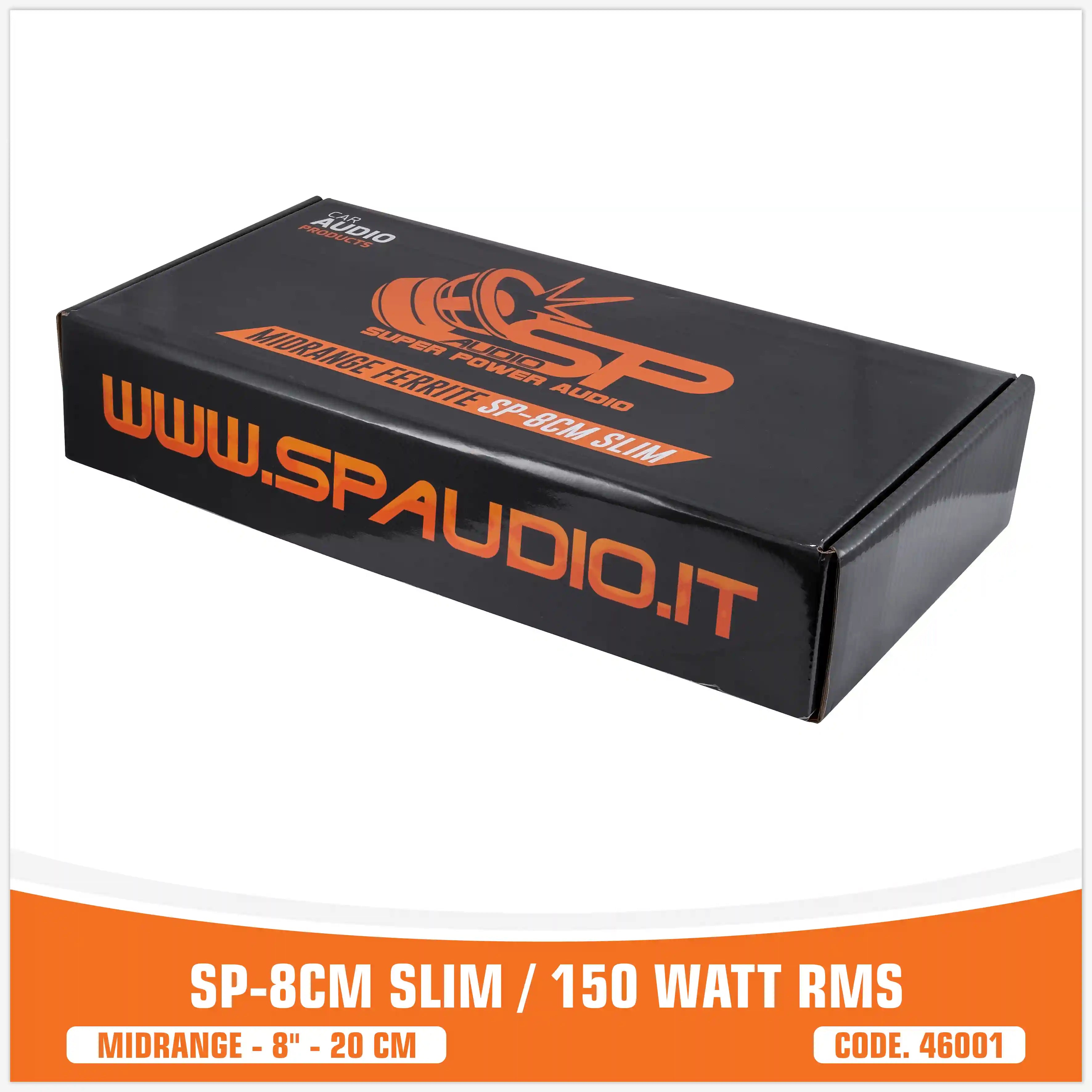 SP 8CM SLIM MIDRANGE SUPER SLIM 8"/20CM 150W RMS (PAIR PRICE)
