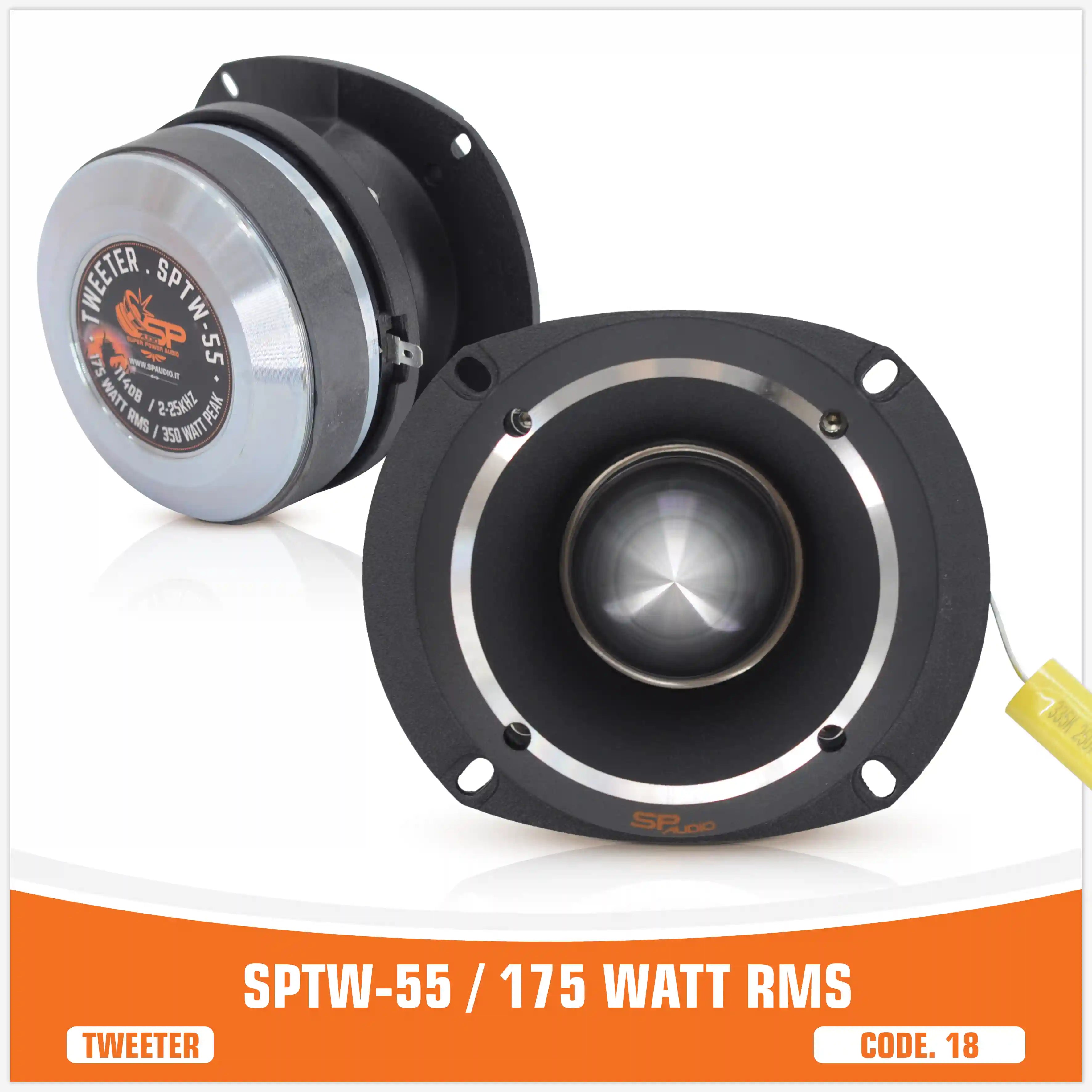SP TW 55 BULLET TWEETER 175W RMS (UNIT PRICE)