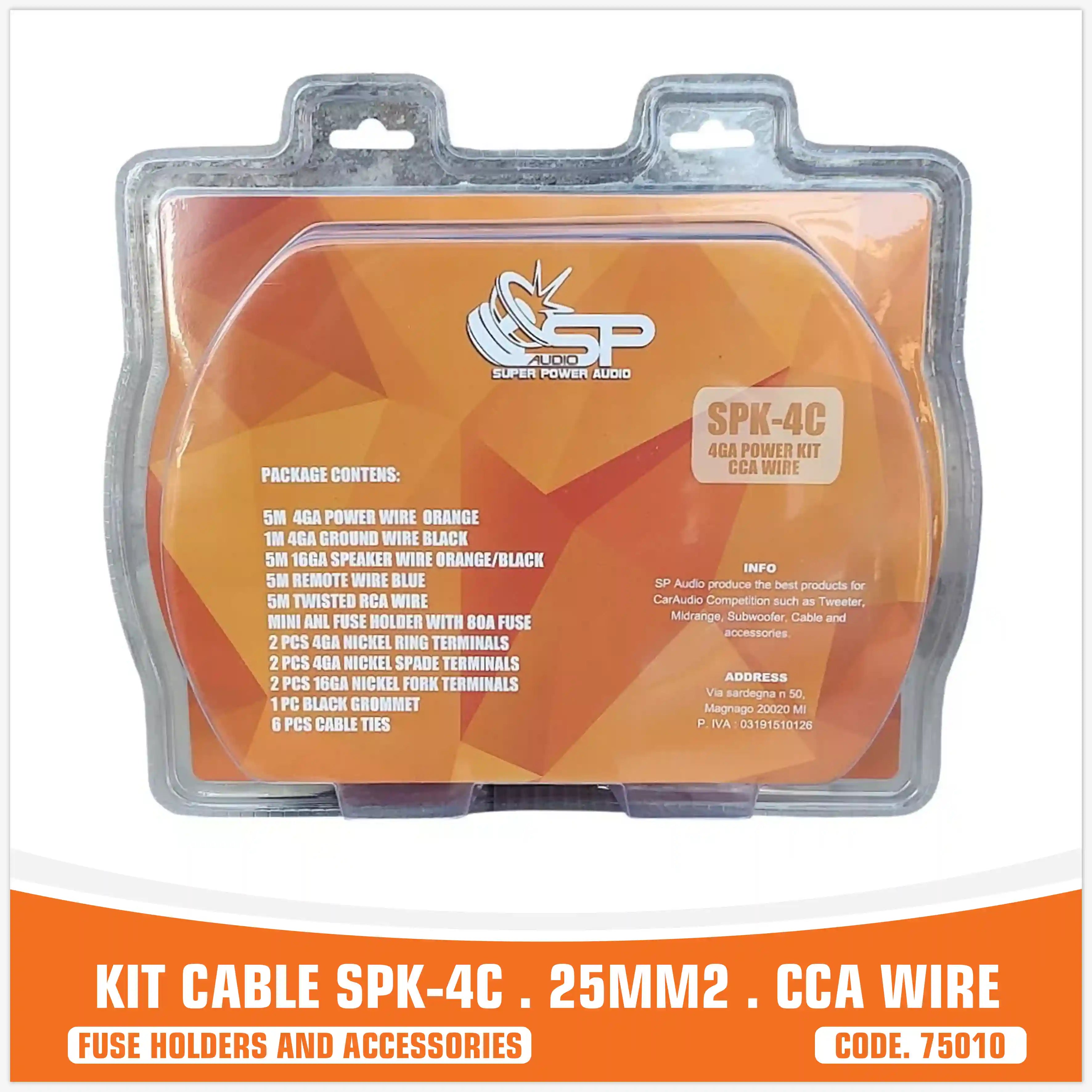 SP KIT CABLE 4 AWG CCA (PRICE POR PACK)
