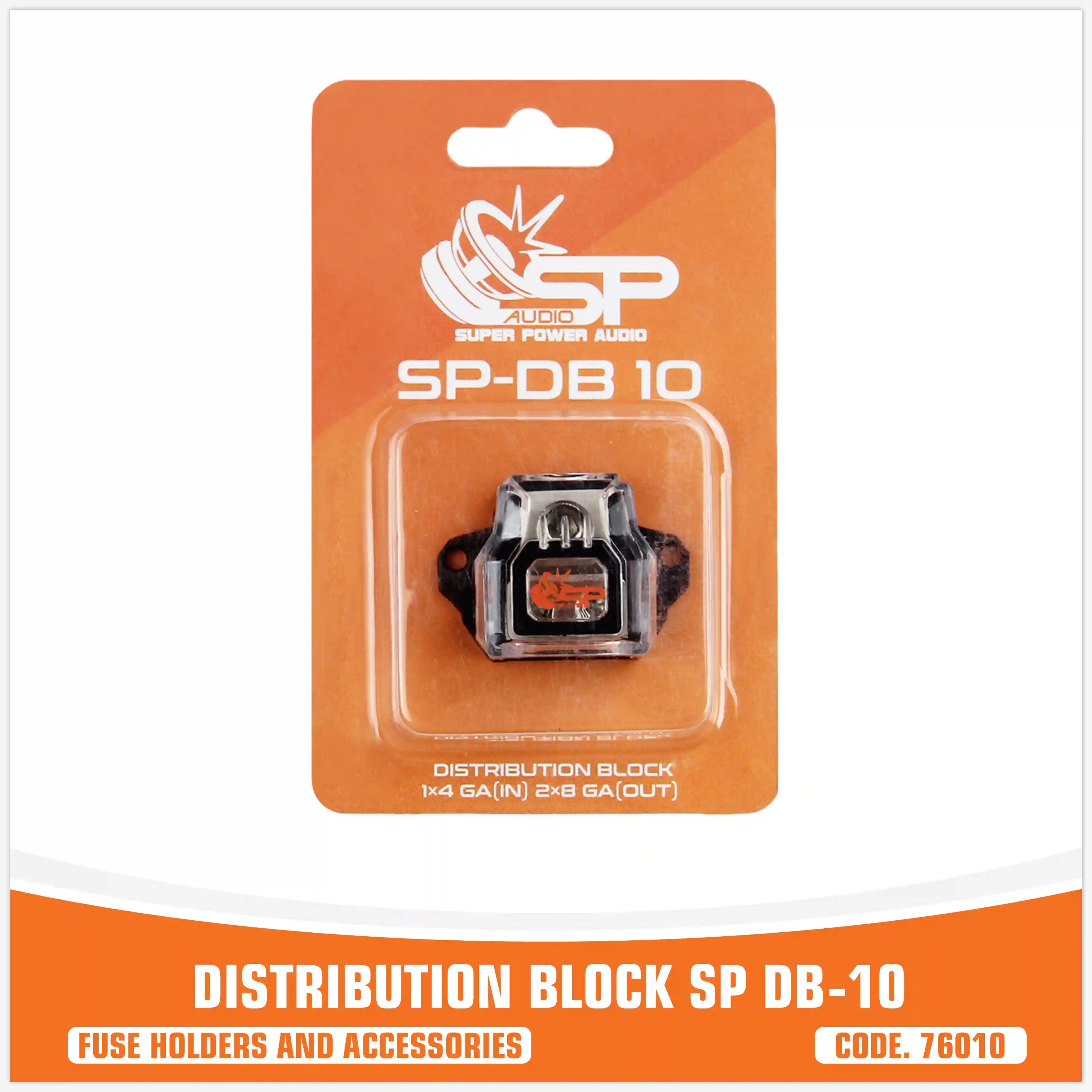 SP DB 10  DISTRIBUTION BLOCK 1x4GA IN 2x8GA