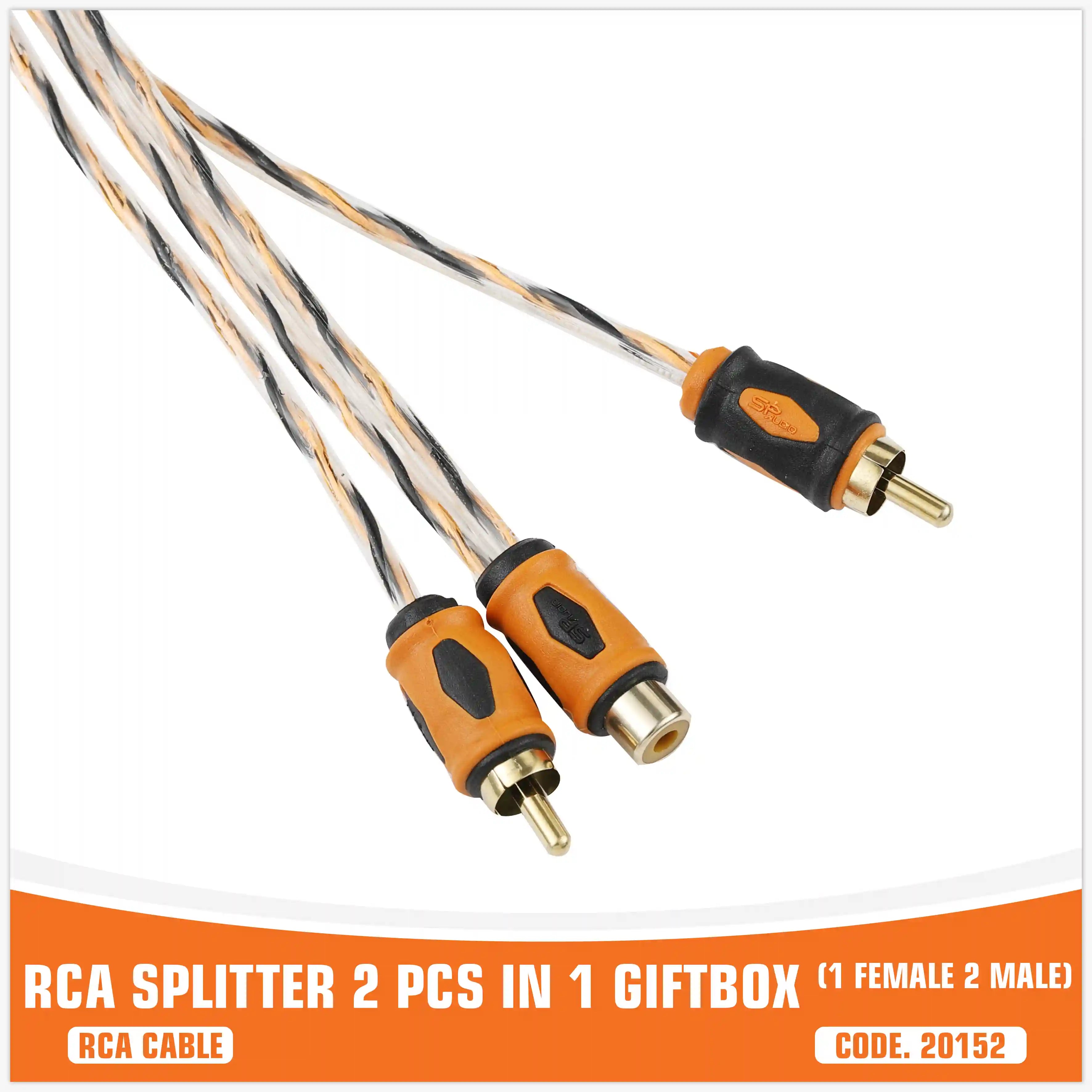 SP Y-CABLE(1F2M) CABLE FOR SPLIT RCA (UNIT PRICE)
