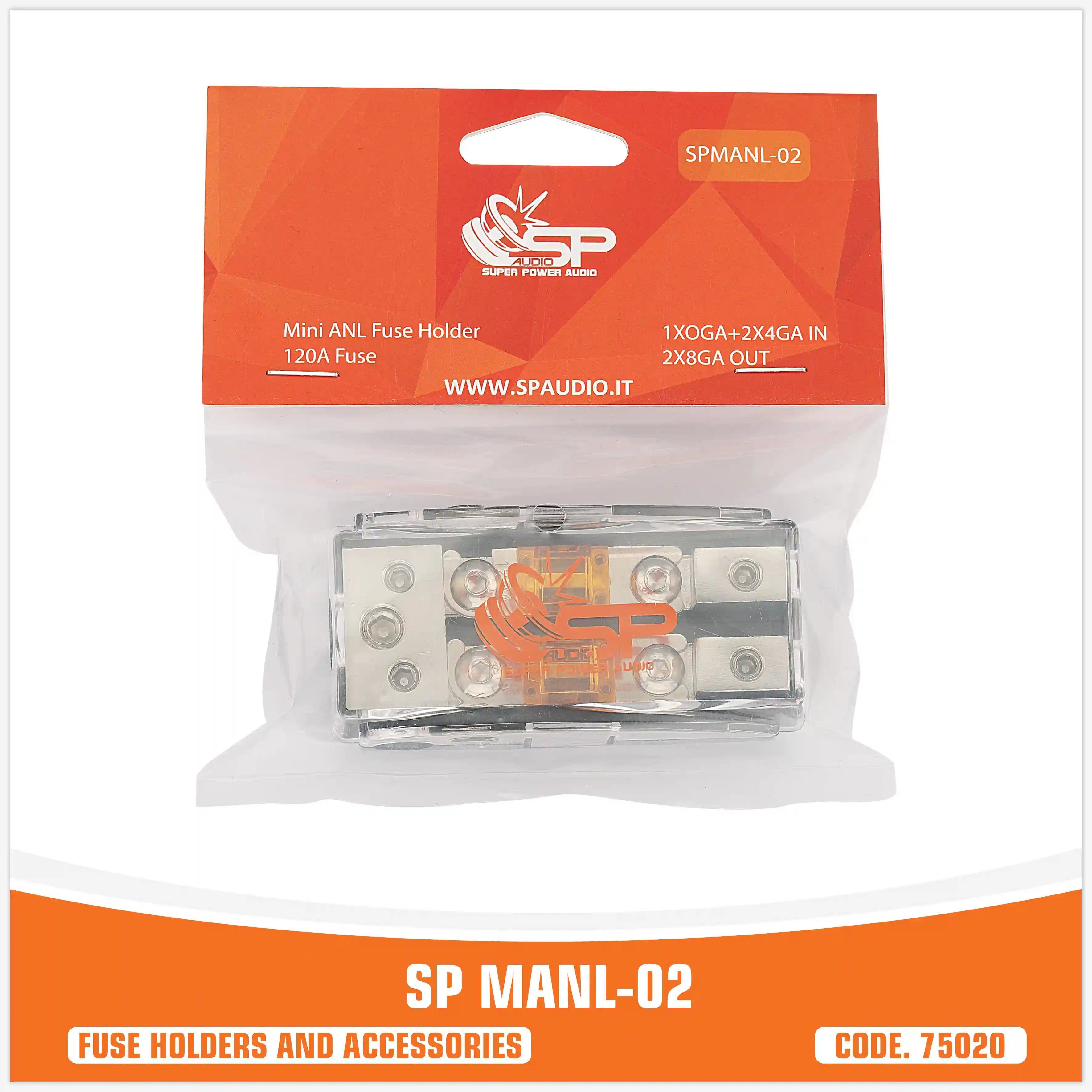 SP MAN 02 FUSEHOLDER 1x0Ga+2x4GA IN + 2x8 GA OUT ( UNIT PRICE)