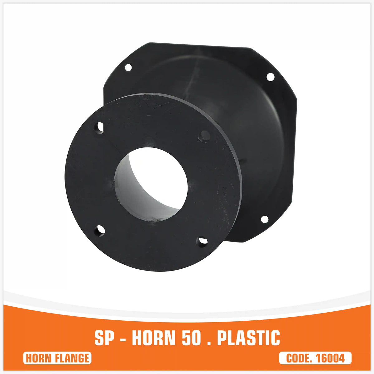 SP-HORN 50 brida de corneta negra de plástico para driver de compresión – SP Audio – vista 5
