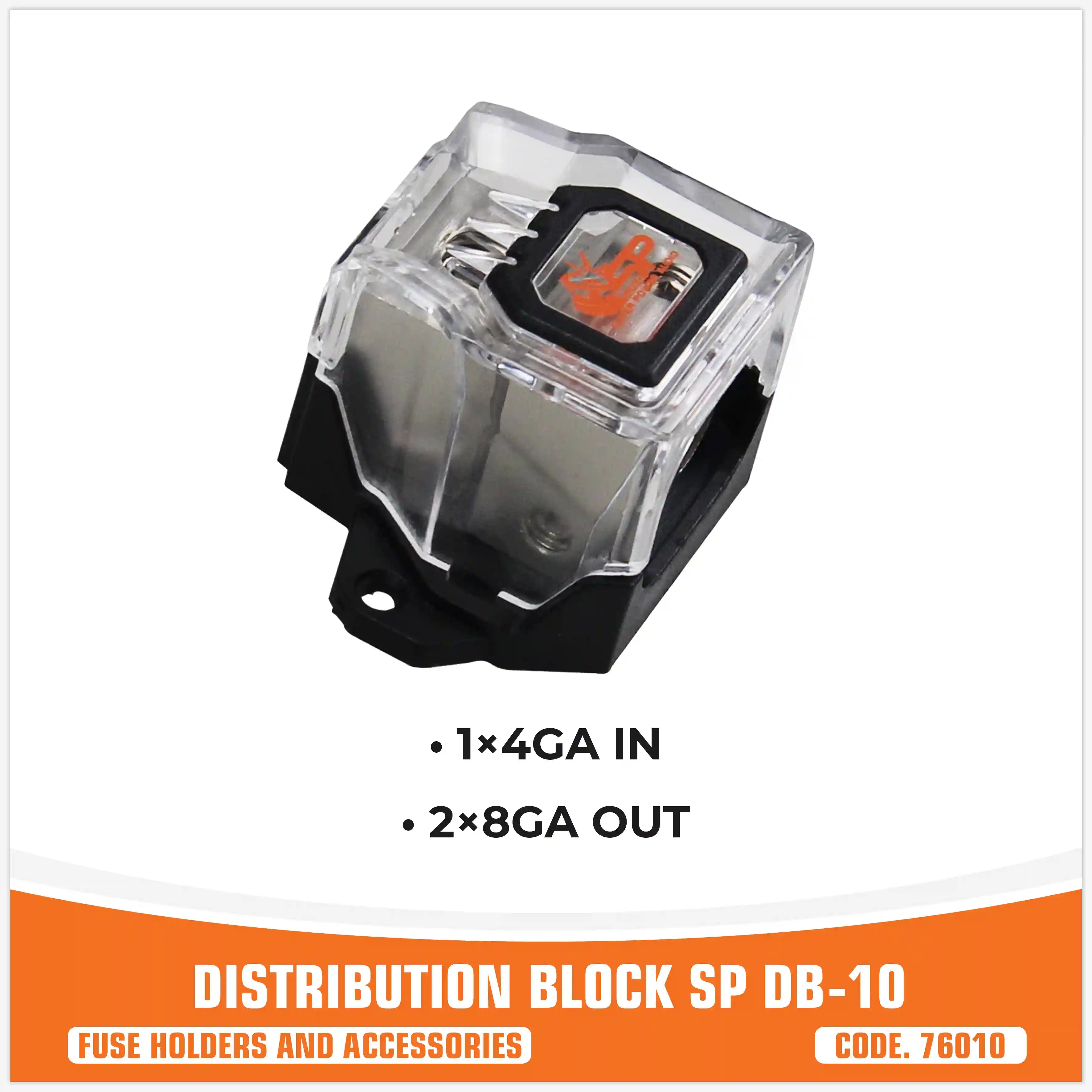 SP DB 10  DISTRIBUTION BLOCK 1x4GA IN 2x8GA