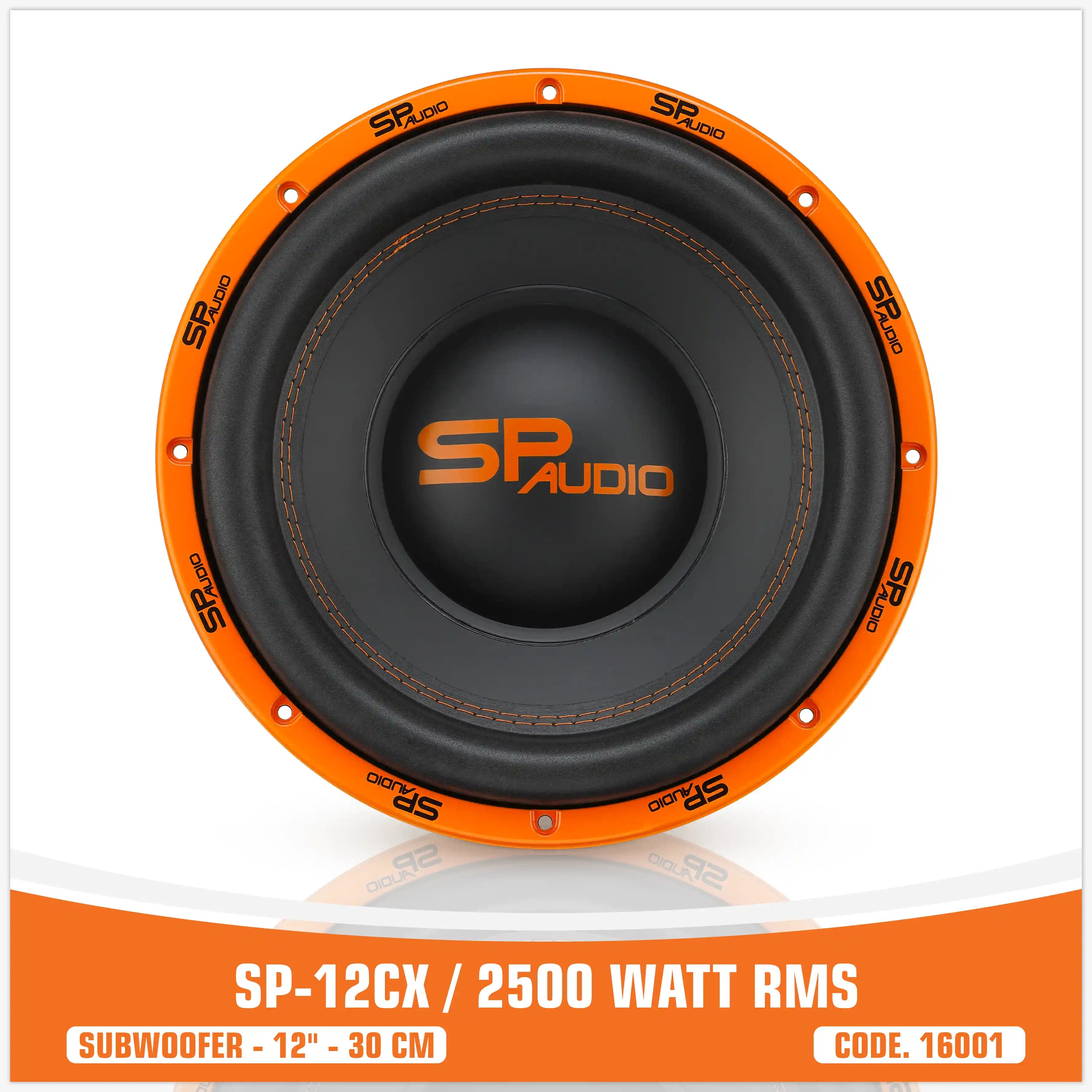 SP 12CX SUBWOOFER 12"/30CM 2500W RMS (UNIT PRICE)