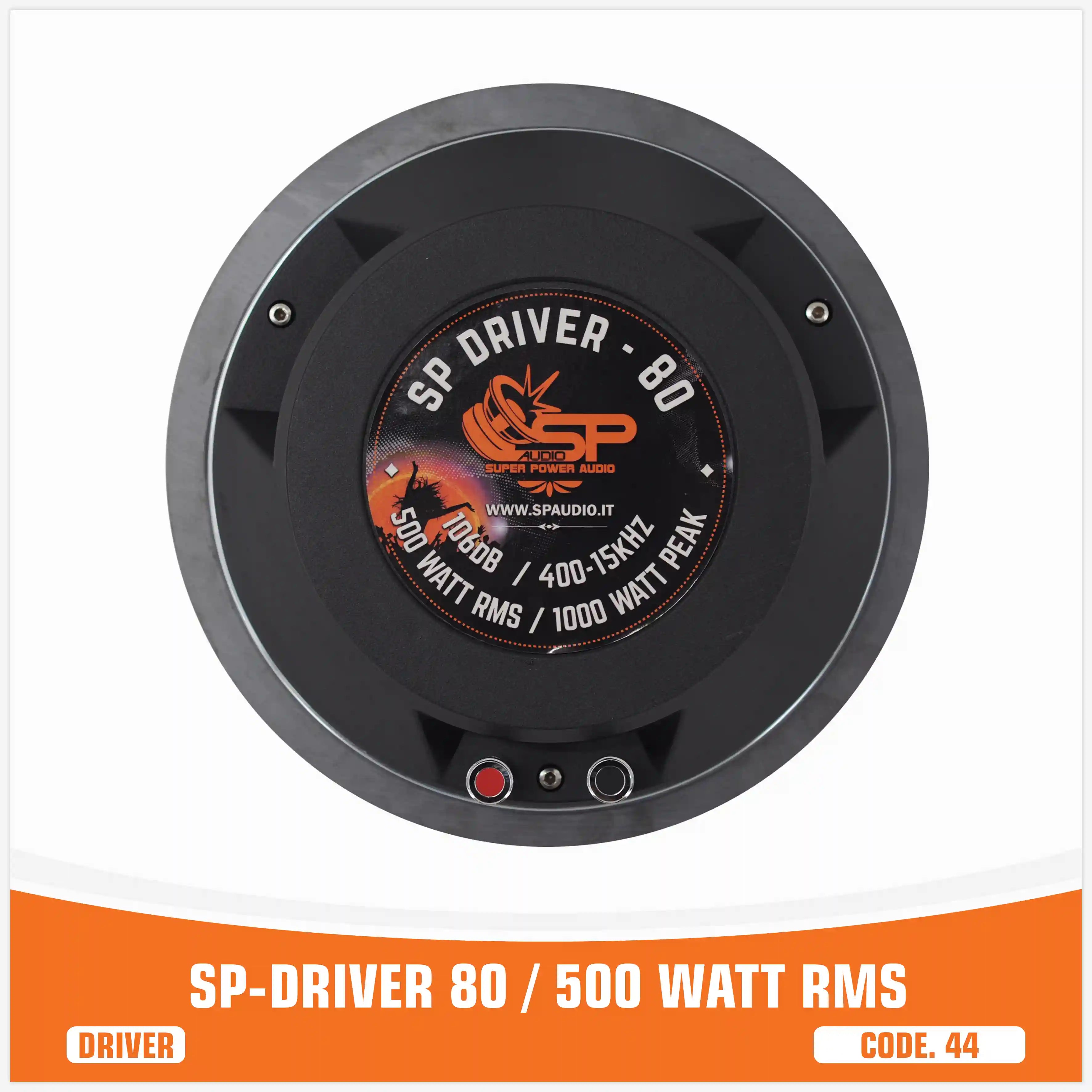 SP DRIVER 80 driver de compresión sin corneta 500W RMS – SP Audio – vista 5