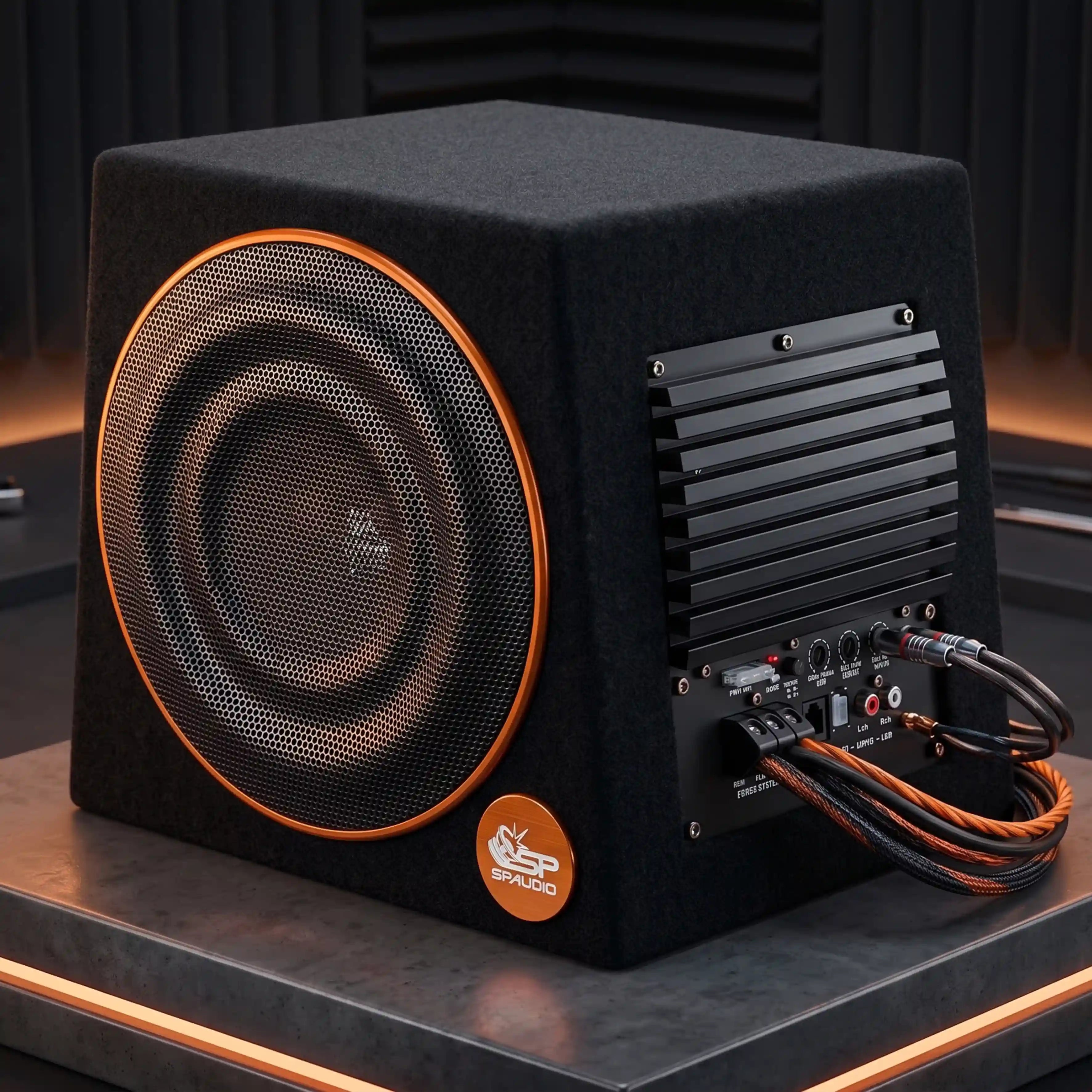 SP-8ACT (1 SUBWOOFER ACTIVO DE 8” + 2 SUBWOOFERS PASIVOS DE 8”)
