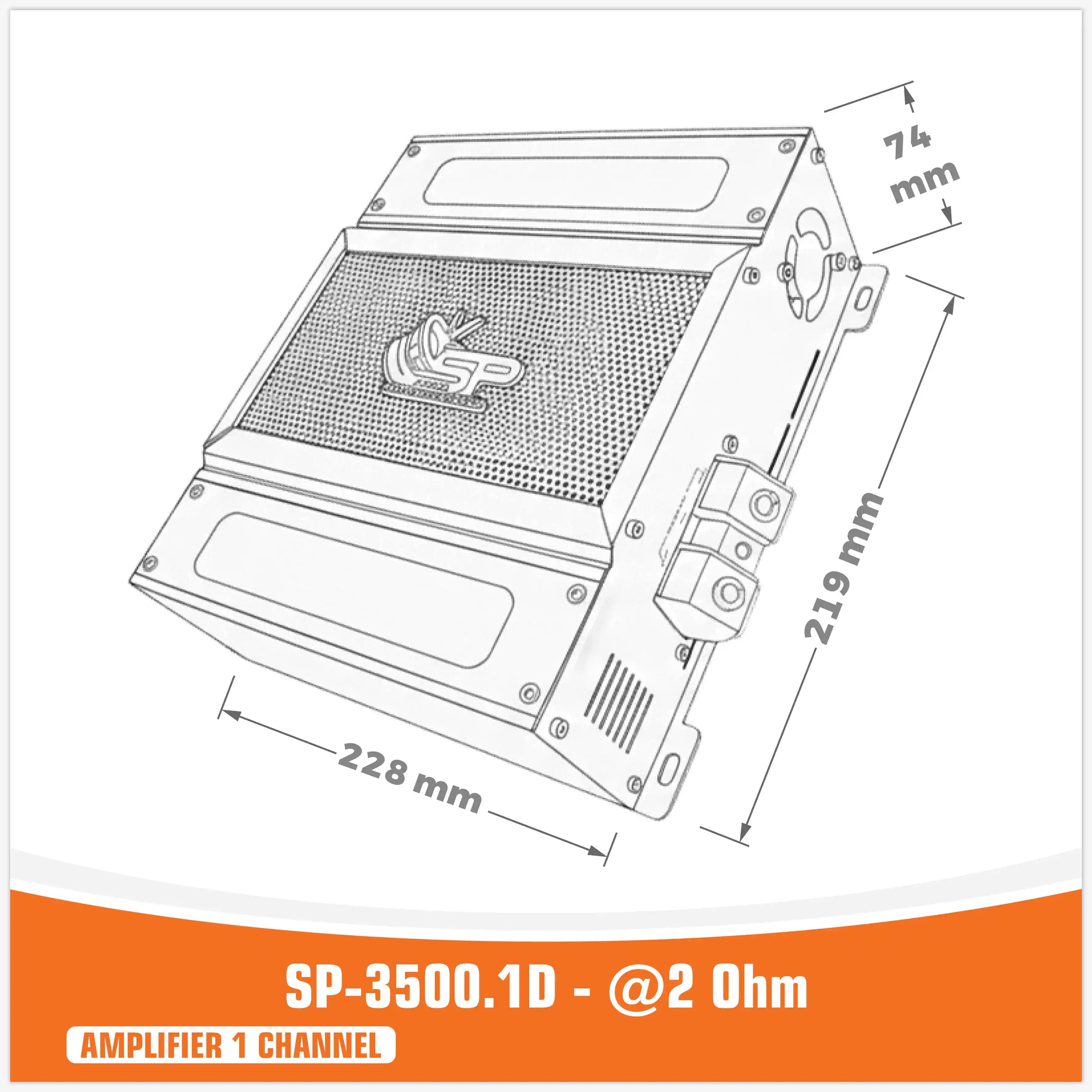 SP-3500.1D - @2 ohm