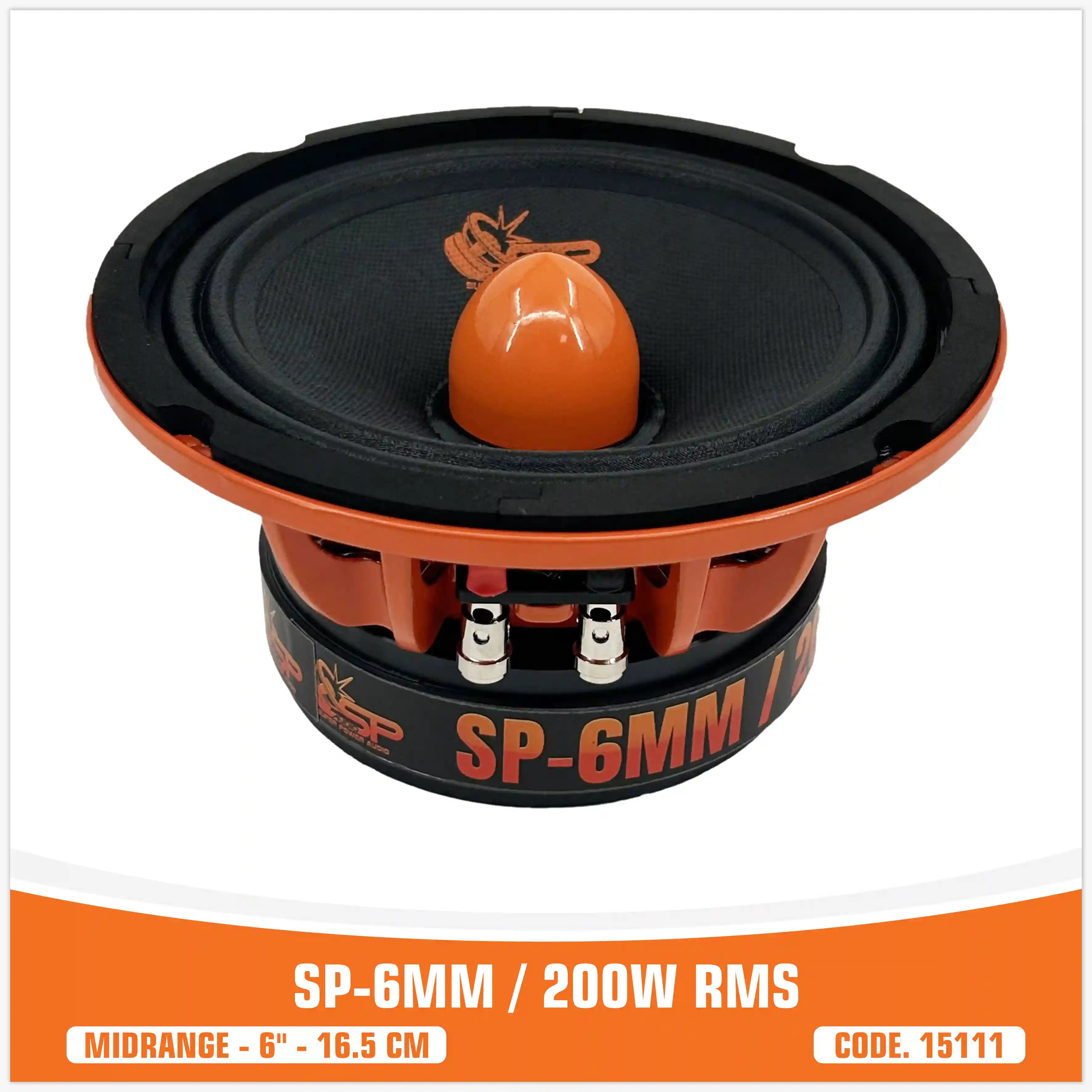  SP 6MM MEDIO RANGO EXTREMO 6,5"/16,5CM 200W RMS (PRECIO POR PAR)