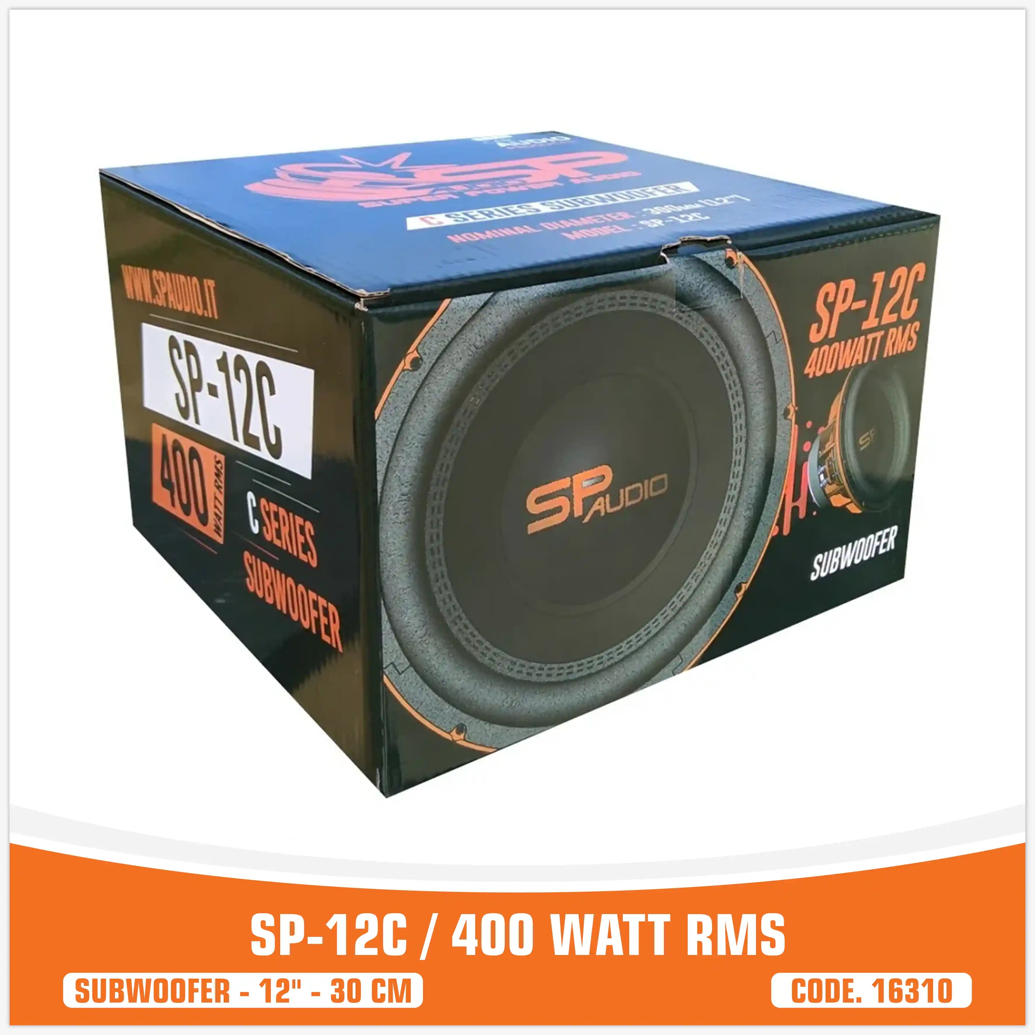 SP 12C SUBWOOFER 12"/30CM 400W RMS (UNIT PRICE)