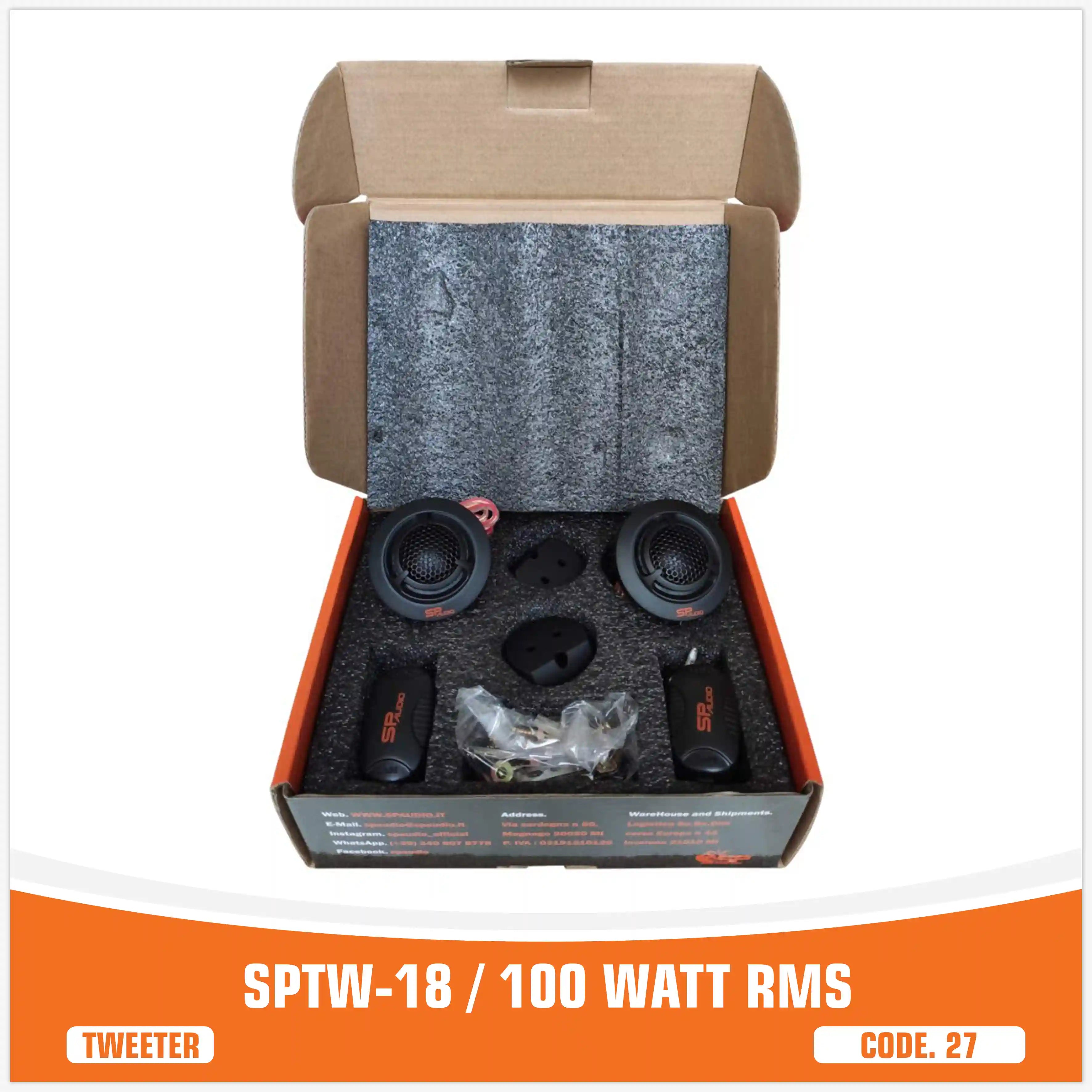 SP TW 18 SET NORMAL TWEETER 100W RMS / 200 WATT MAX  (PAIR PRICE)