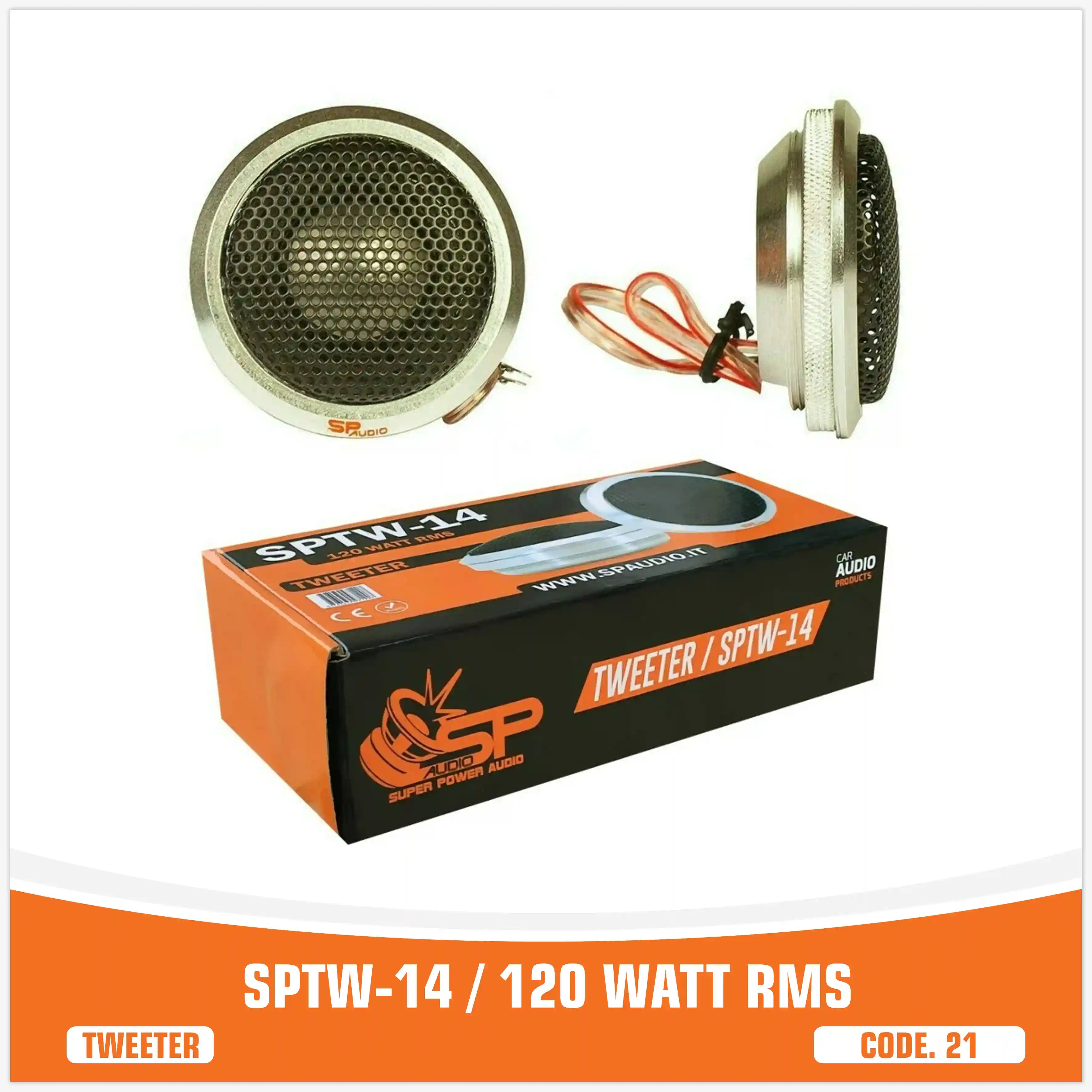 SP TW 14 ALUMINIUM TWEETER 120W RMS (PAIR PRICE)