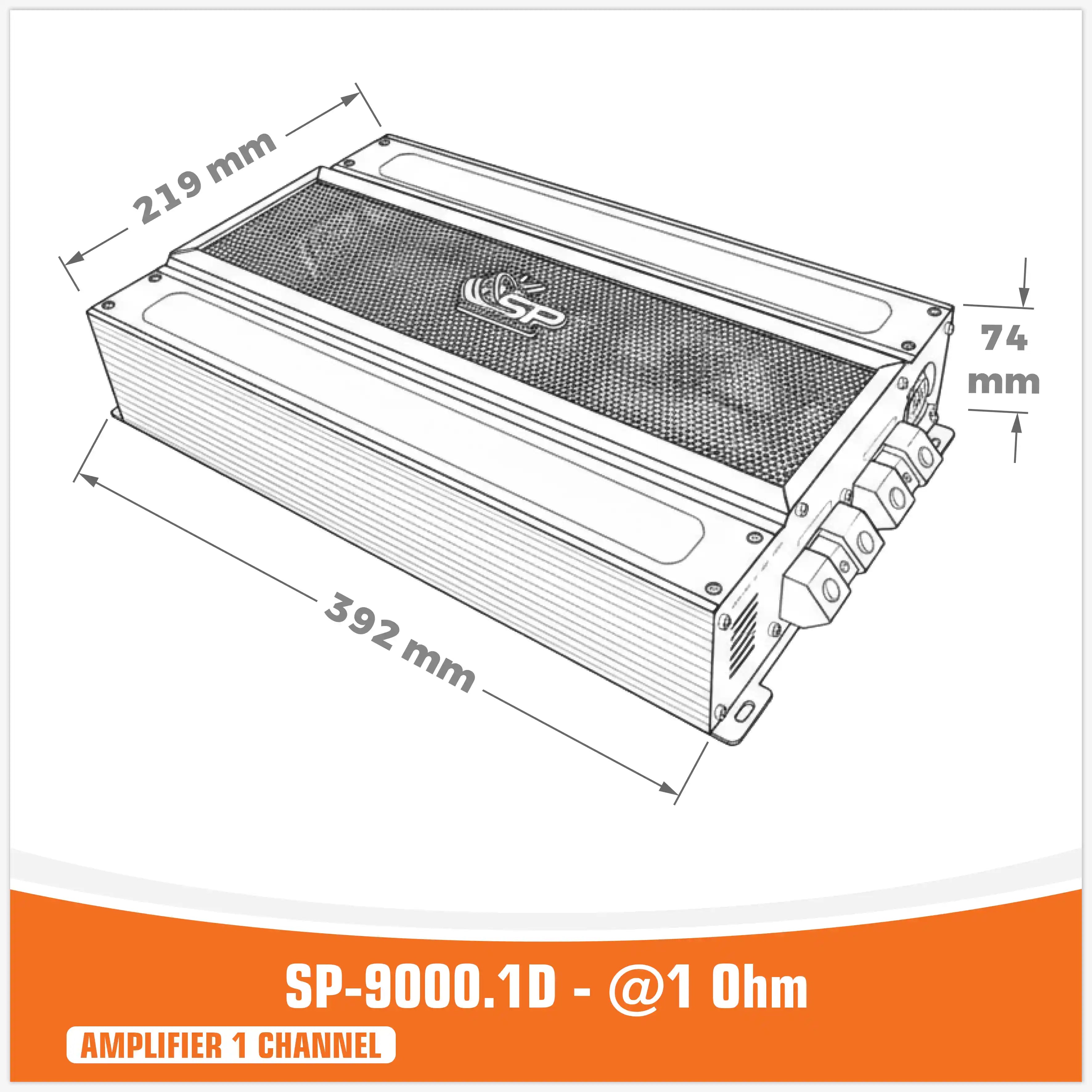 SP-9000.1D - @1 ohm