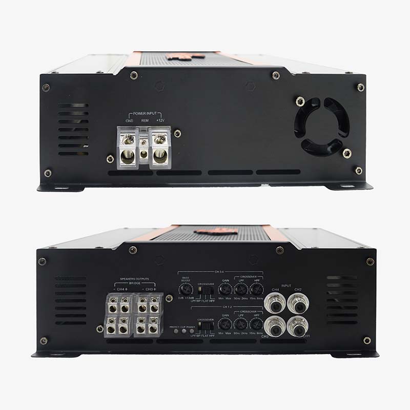 SP-600.4D @1 ohm 4-channel Class D car amplifier - view 1