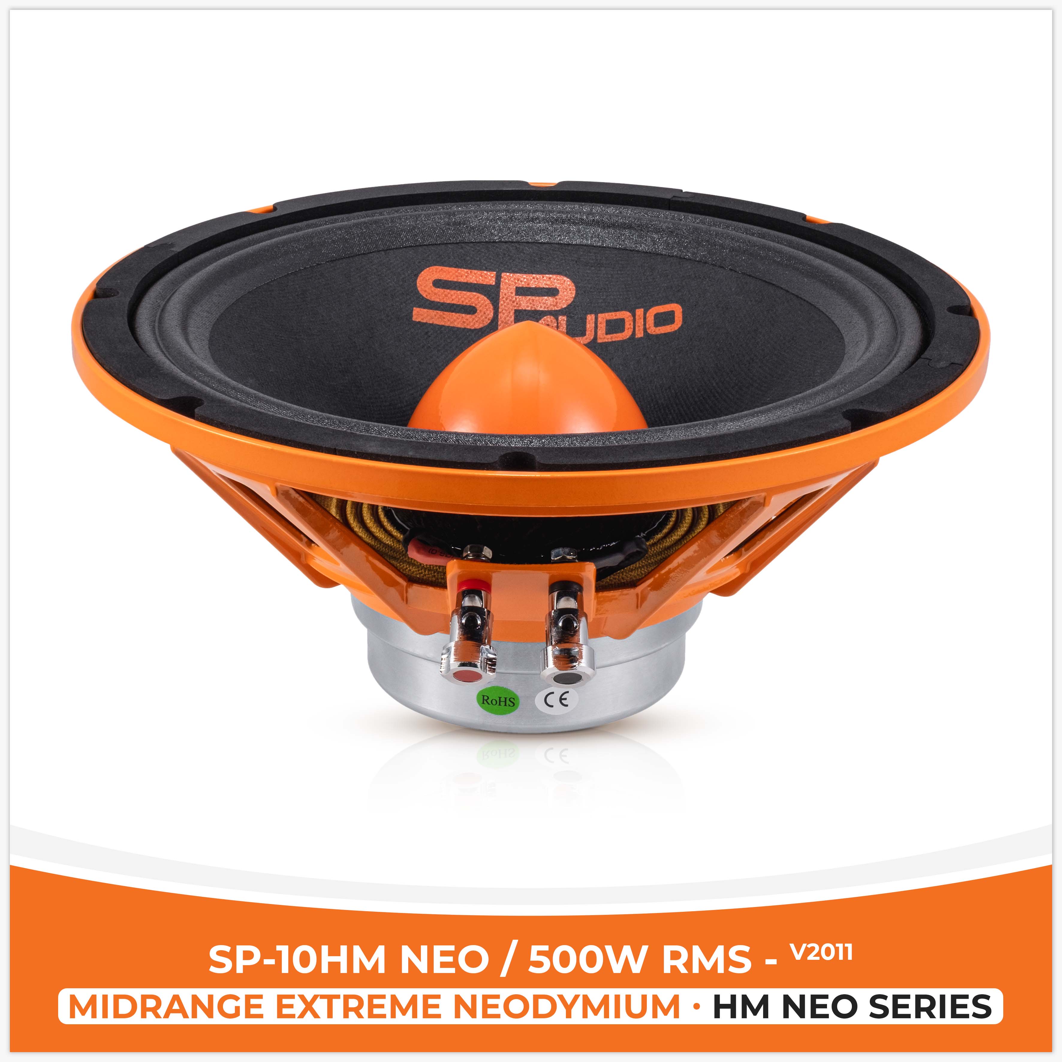 SP 10HM NEO MIDRANGE EXTREME 10"/25CM NEO MAGNET 500W RMS,  V2011 (UNIT PRICE)